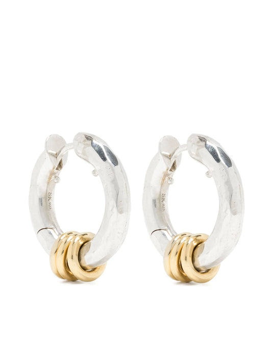 18K yellow gold and sterling silver Ursa Minor SG earrings