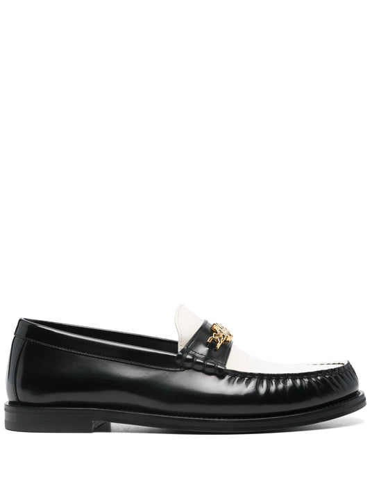 two-tone MA Chain loafers