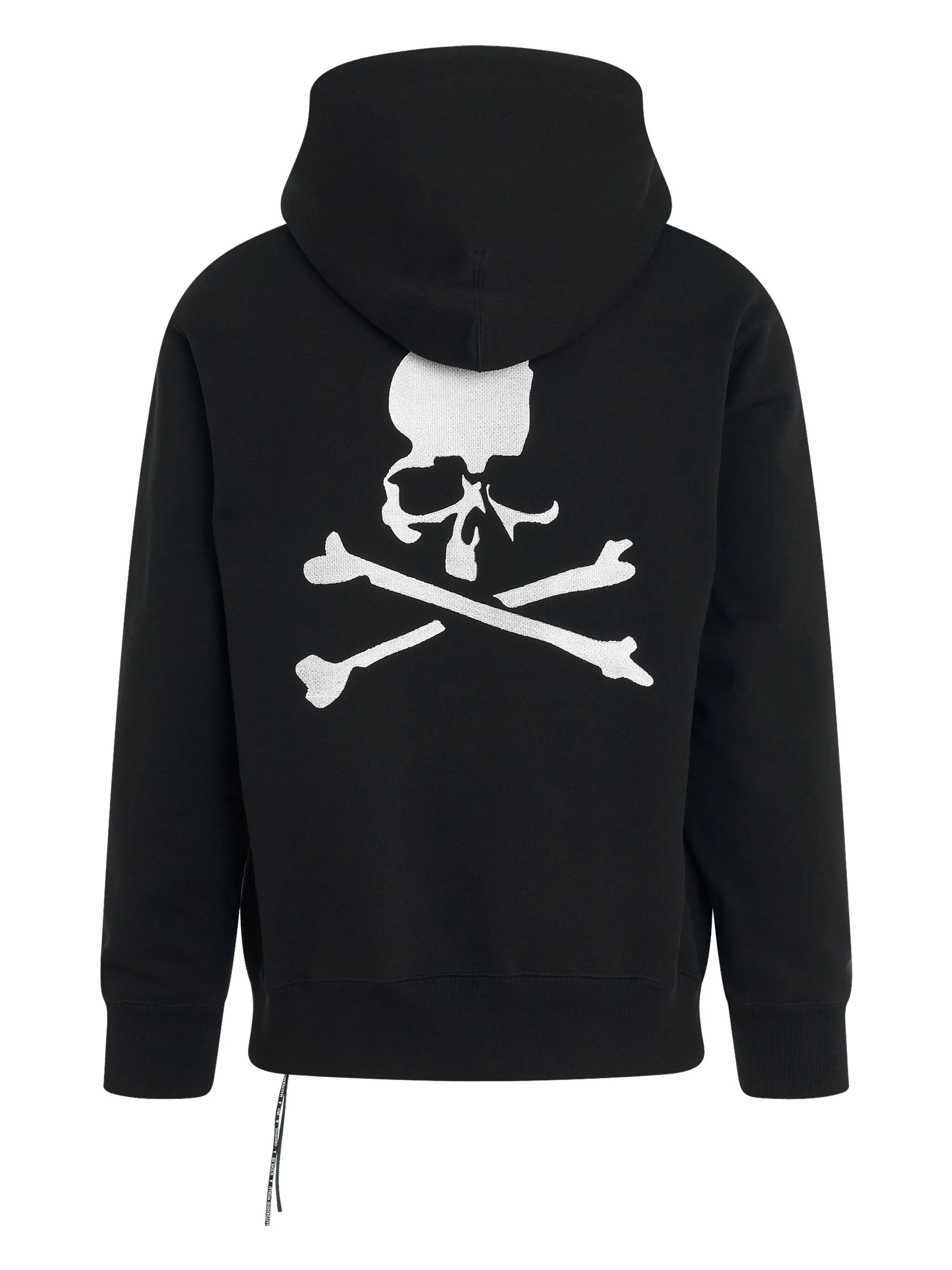 printed cotton hoodie