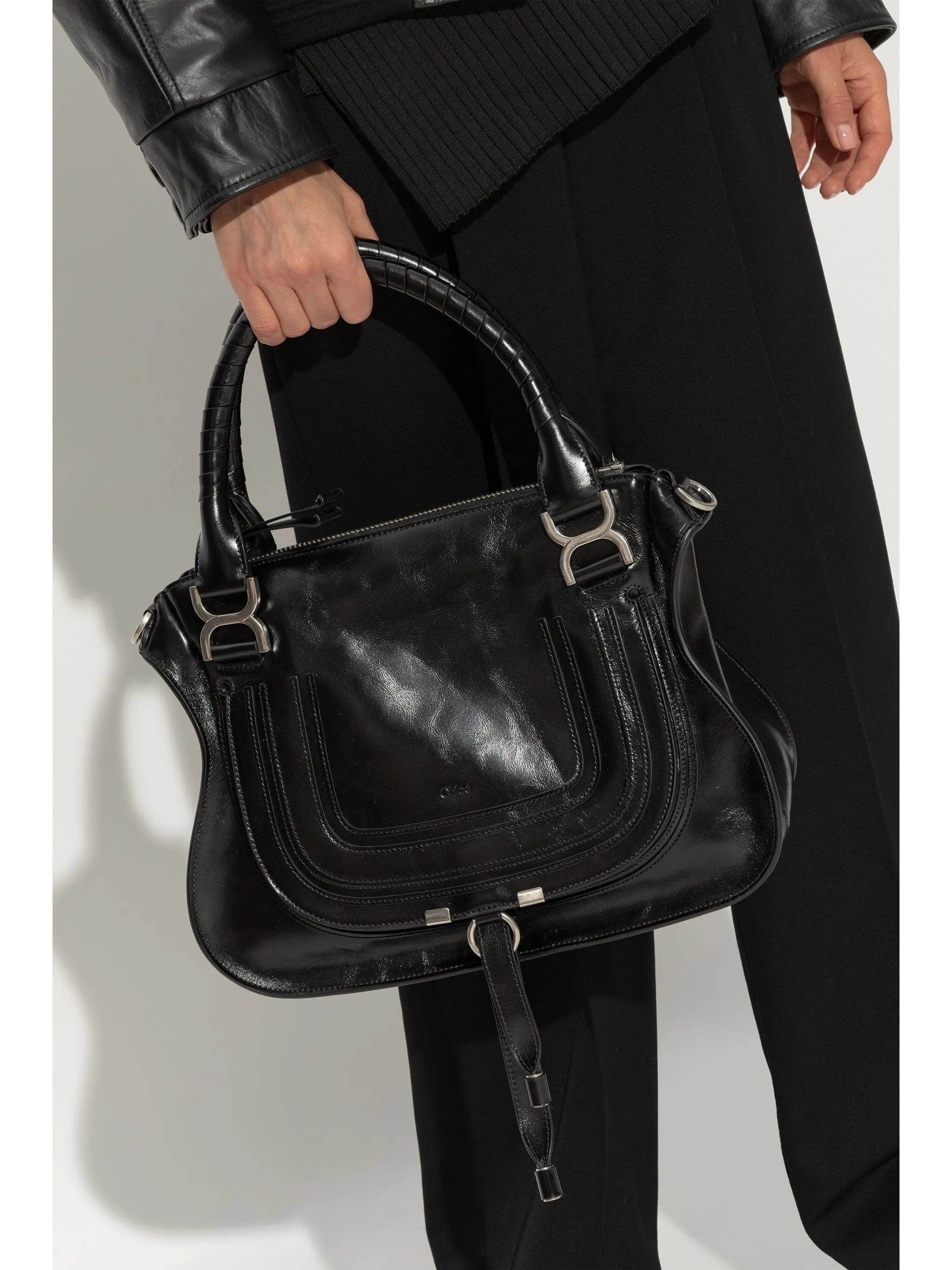front flap handbag