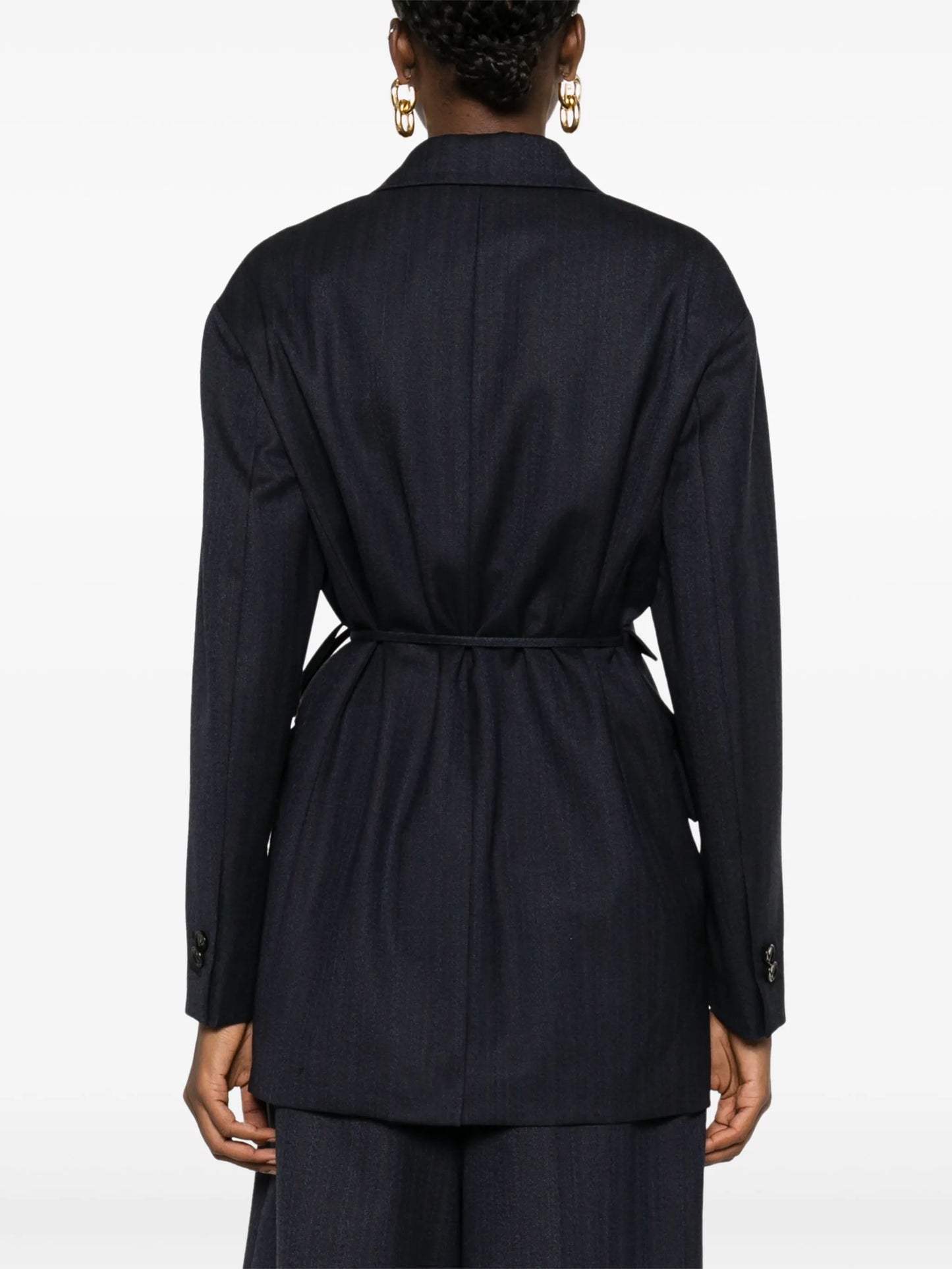 wool belted jacket