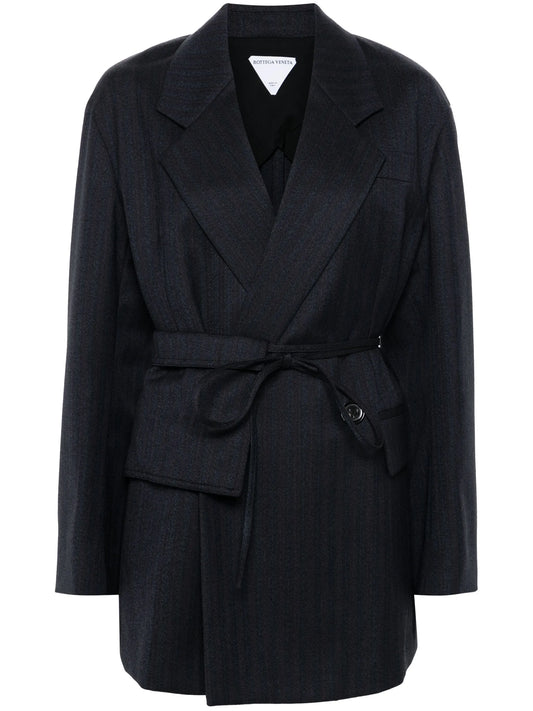 wool belted jacket