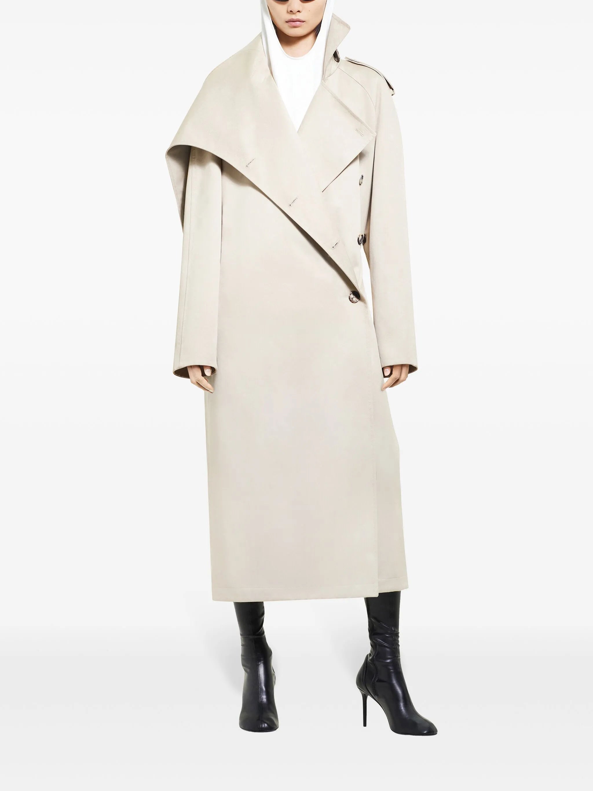 oblique trench coat