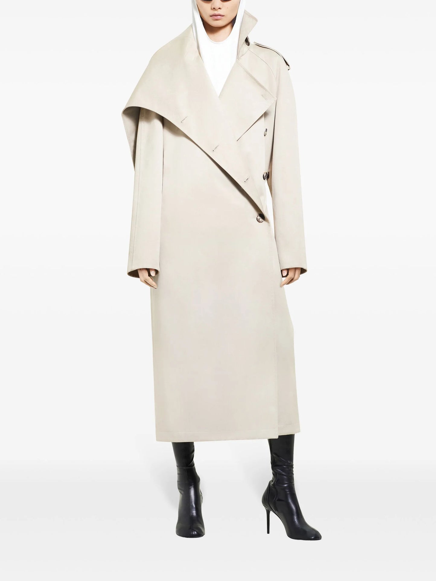 oblique trench coat