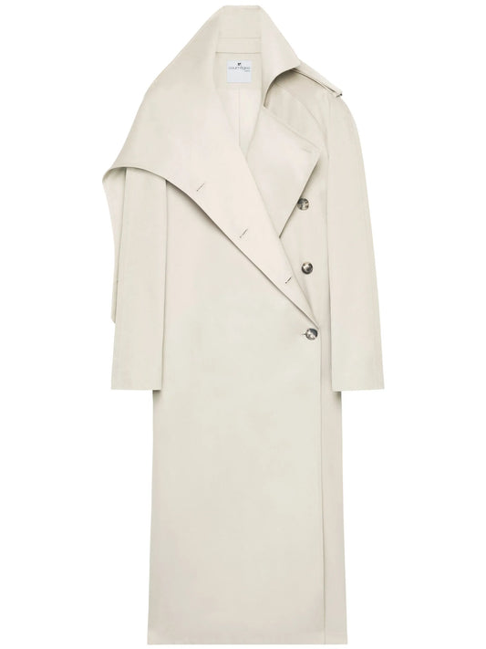 oblique trench coat