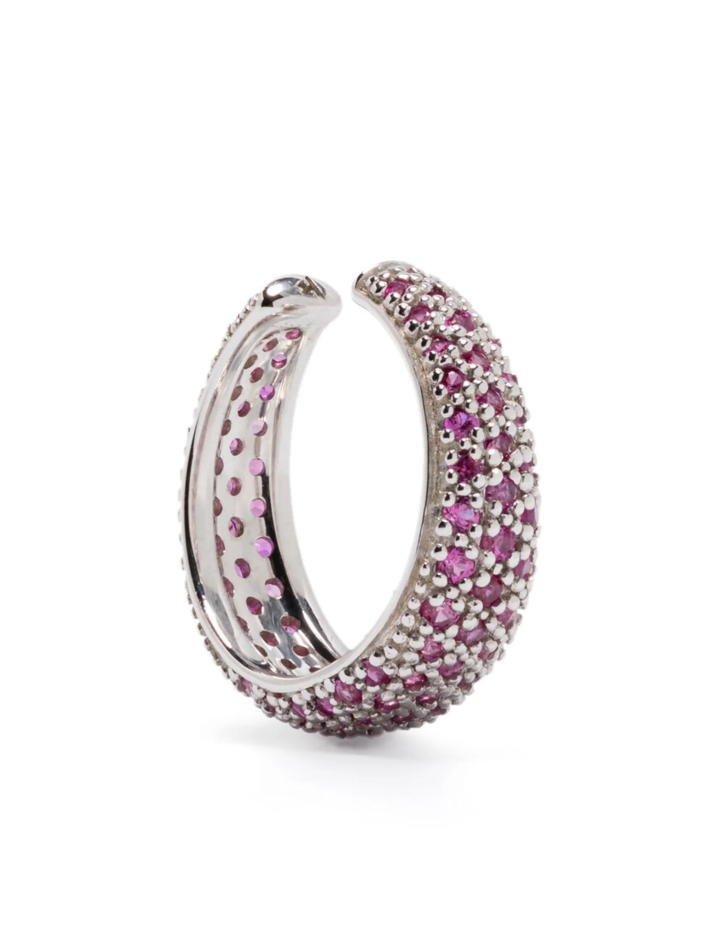 rhinestone-embellished ear cuff