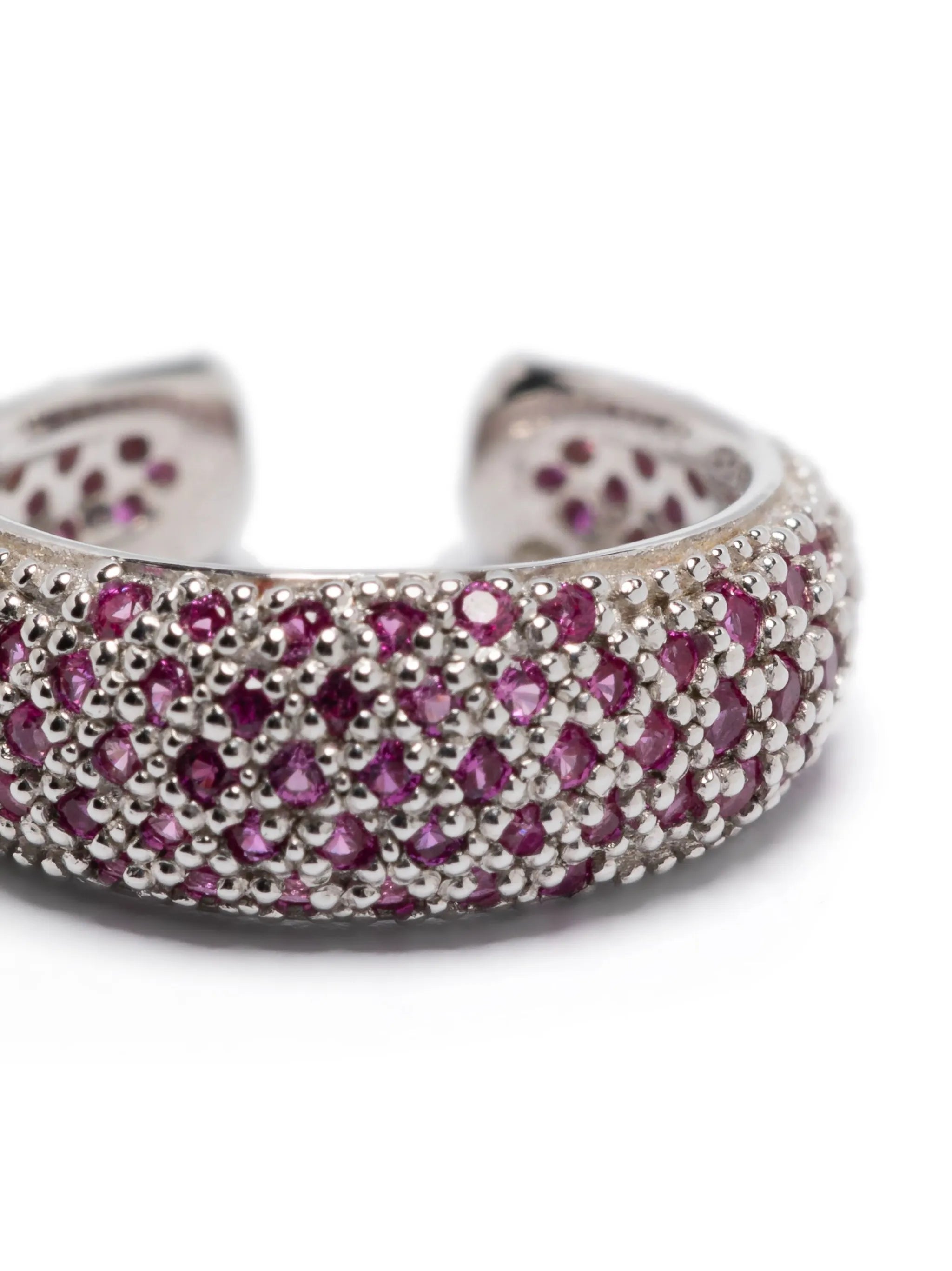 rhinestone-embellished ear cuff