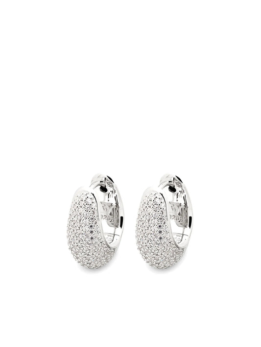 Ice hoops small pave