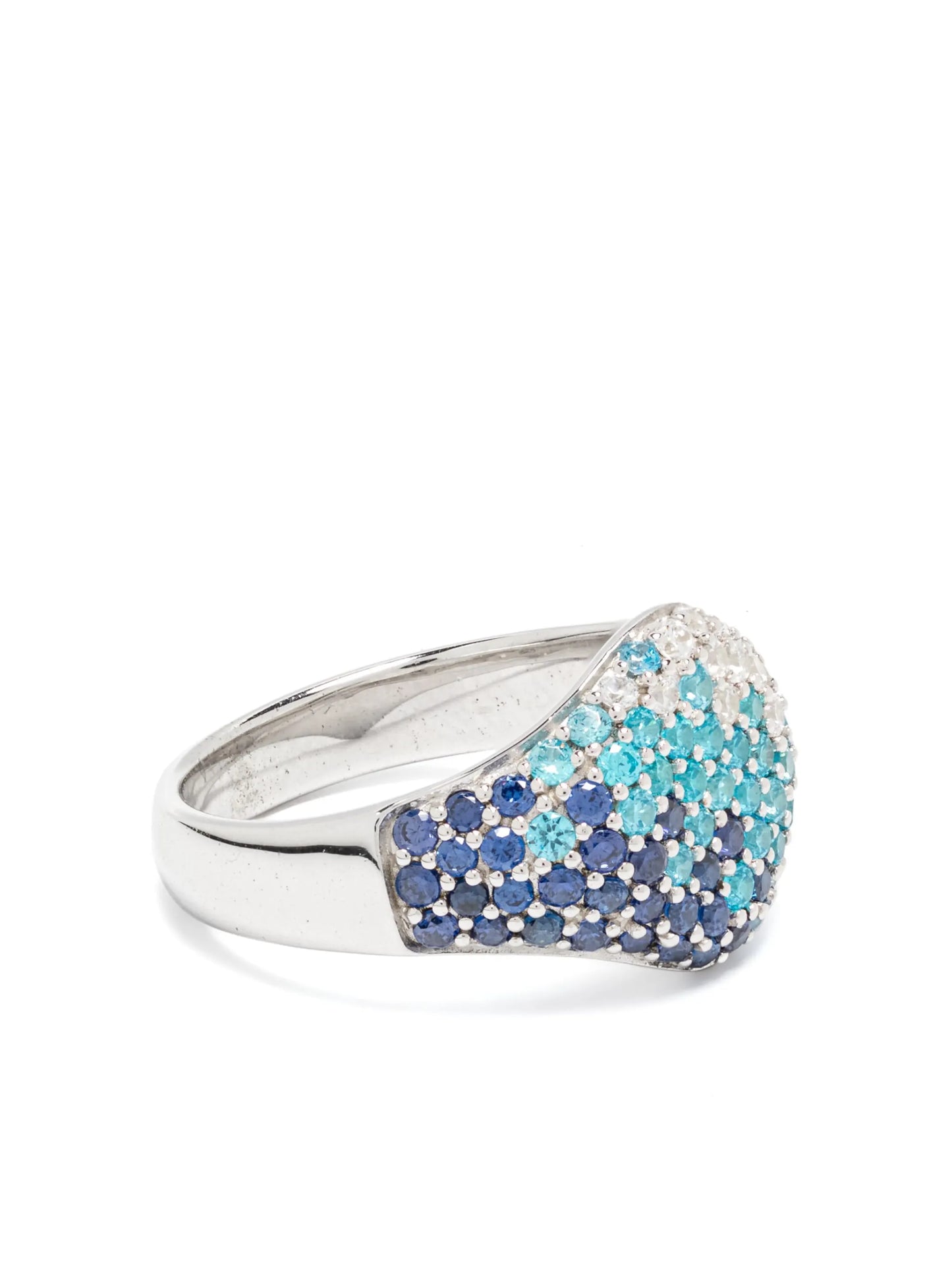 zirconia-embellished ring