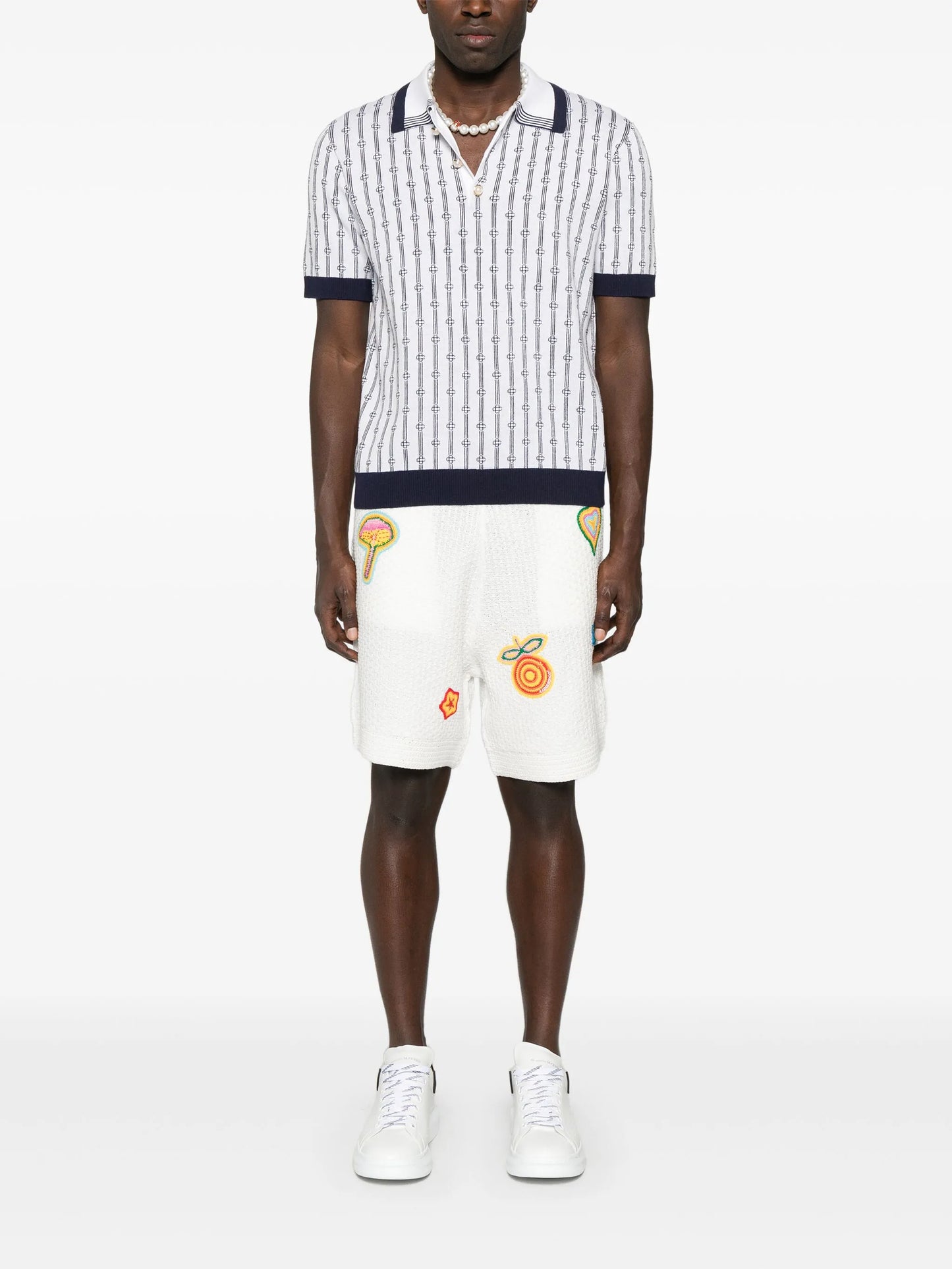 monogram polo shirt