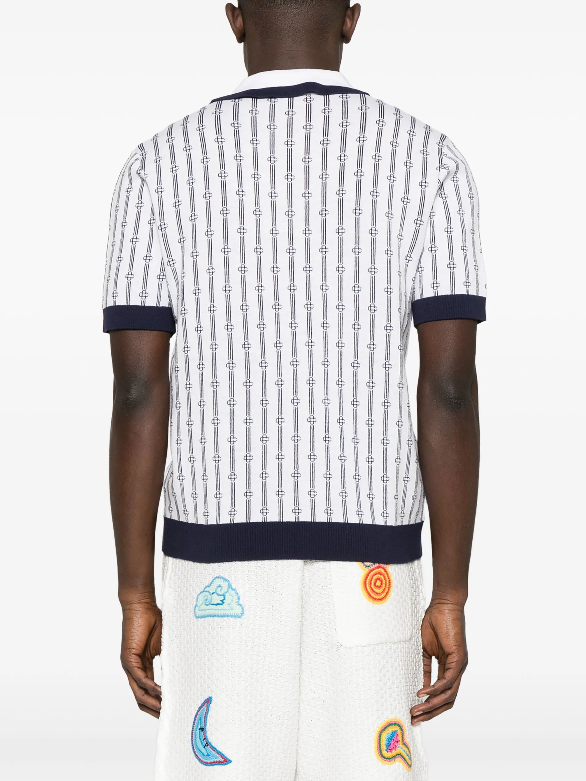 monogram polo shirt