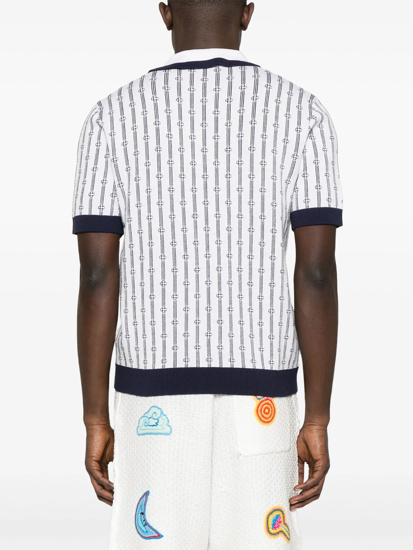 monogram polo shirt
