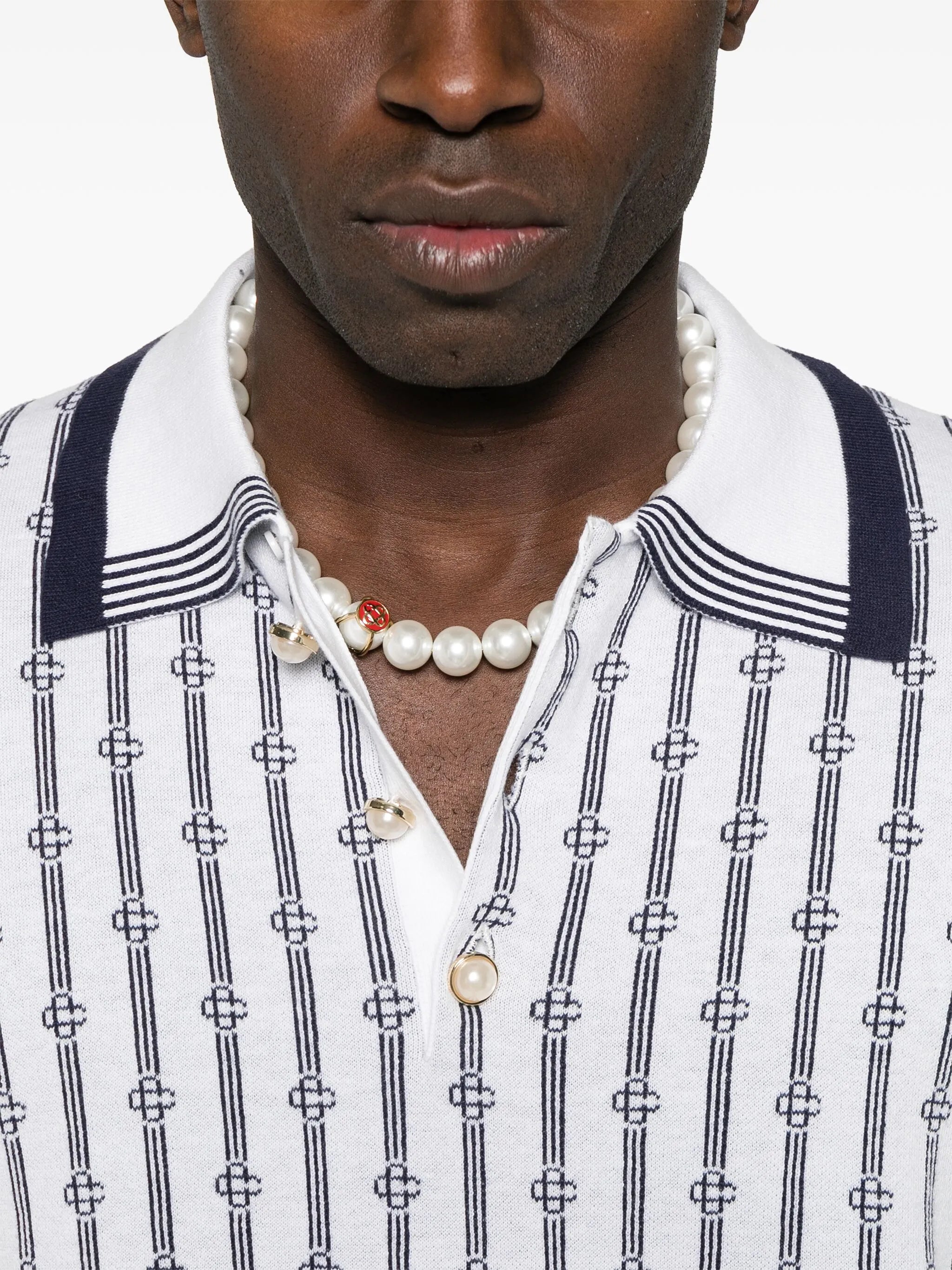 monogram polo shirt