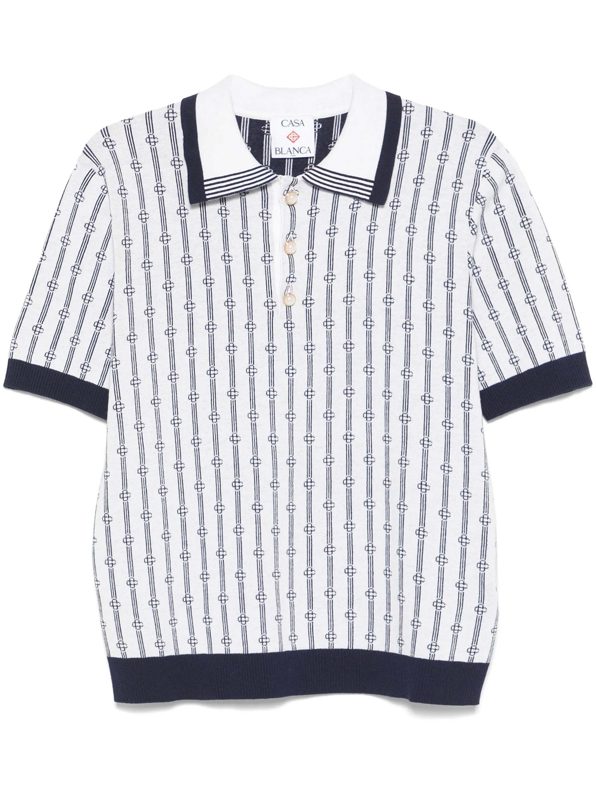 monogram polo shirt