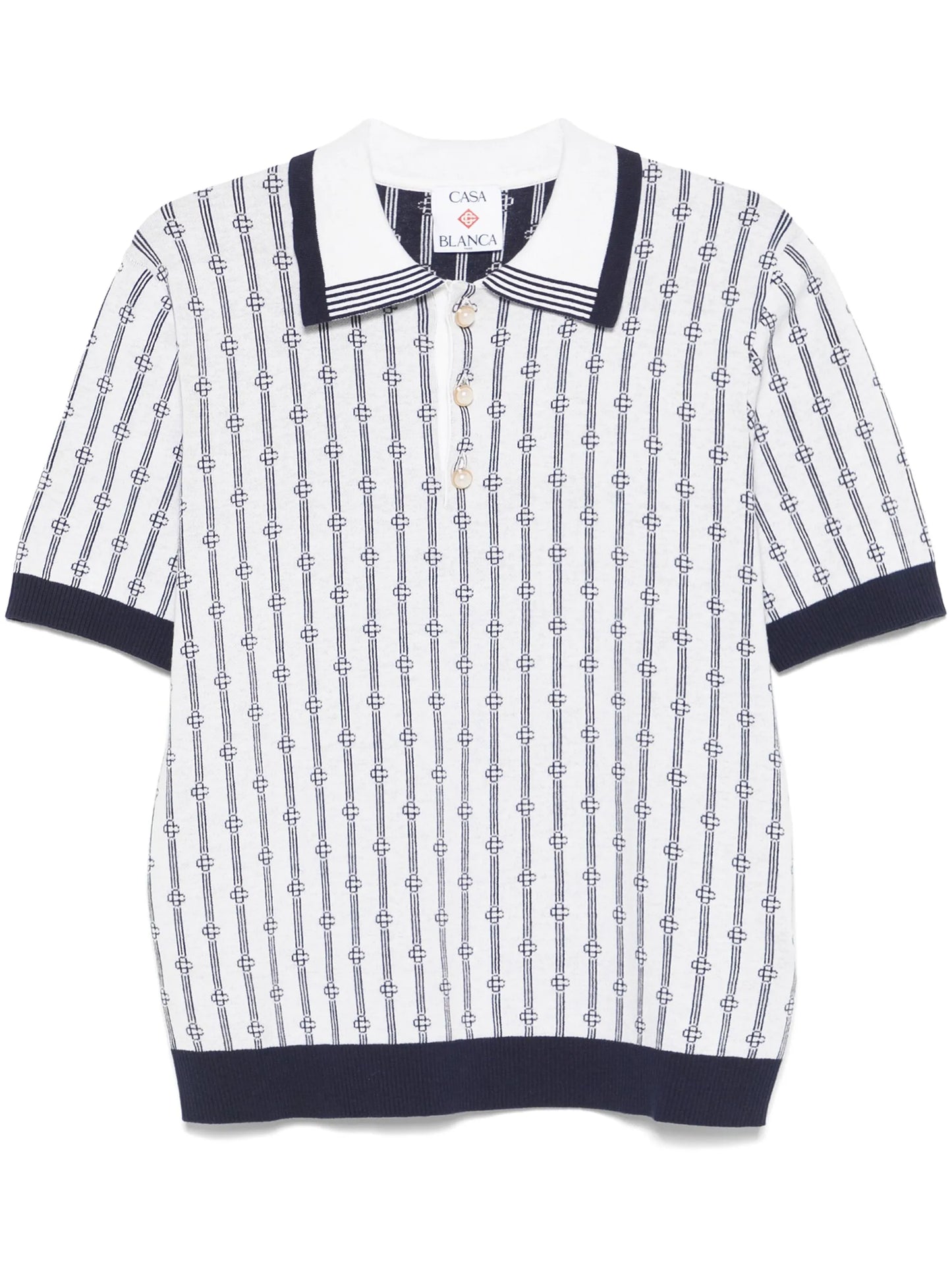 monogram polo shirt