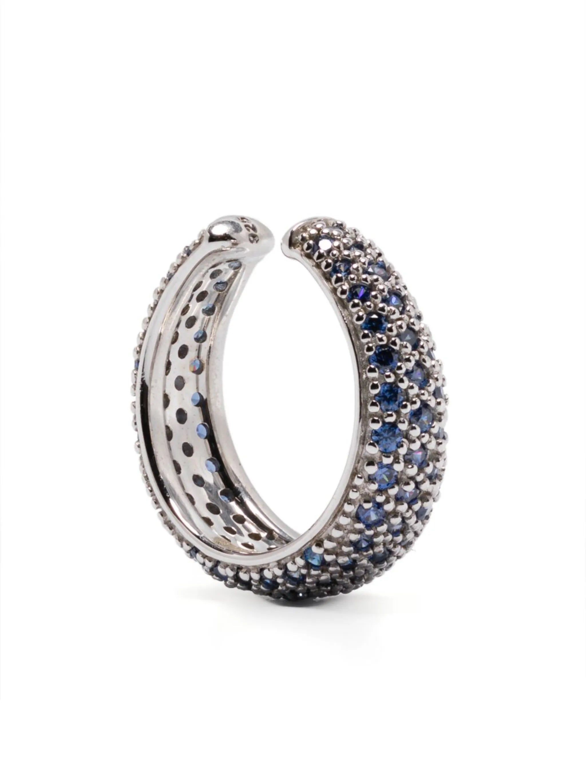 rhinestone-embellished ear cuff
