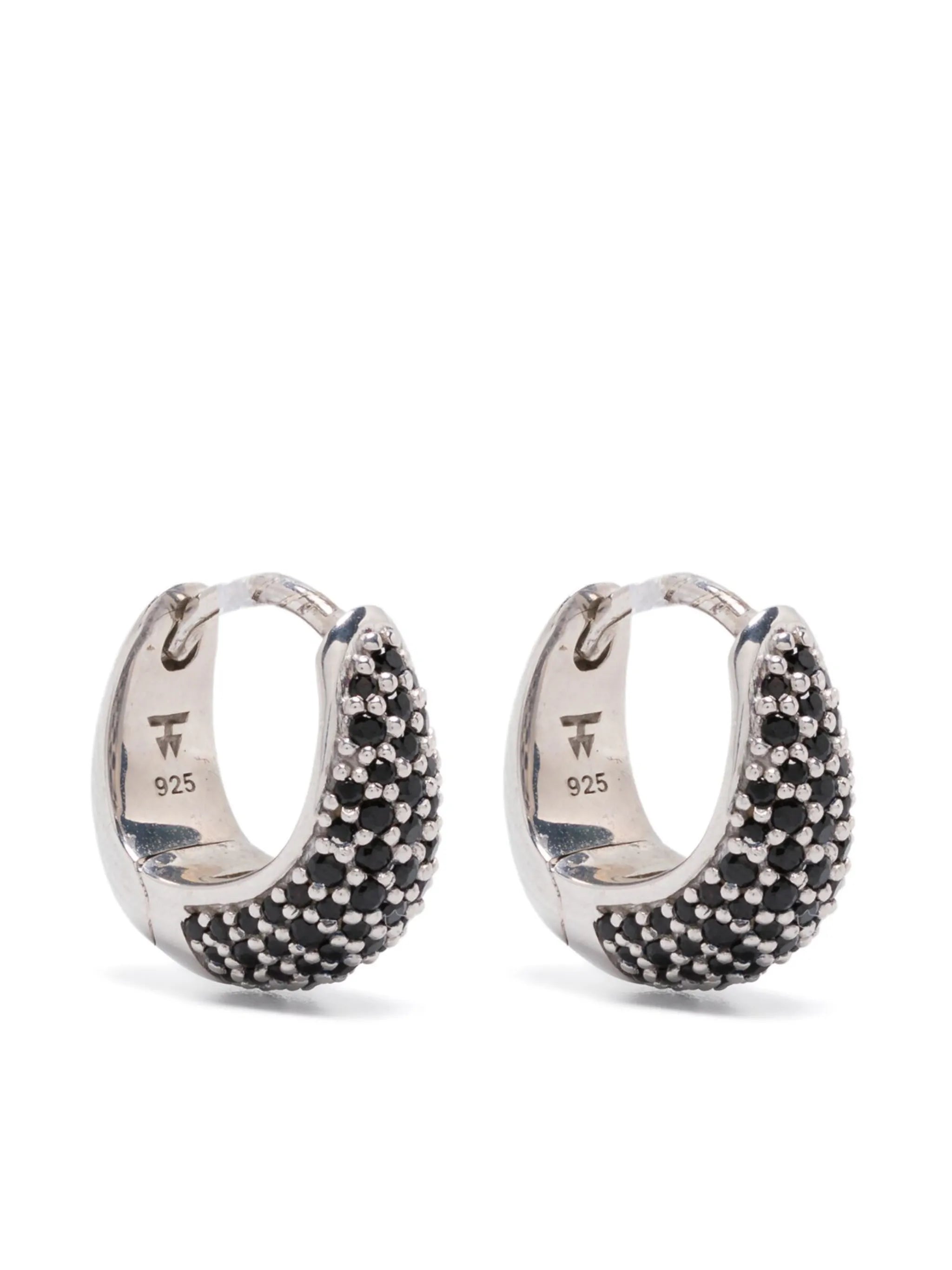 Ice Huggies Pave earrings