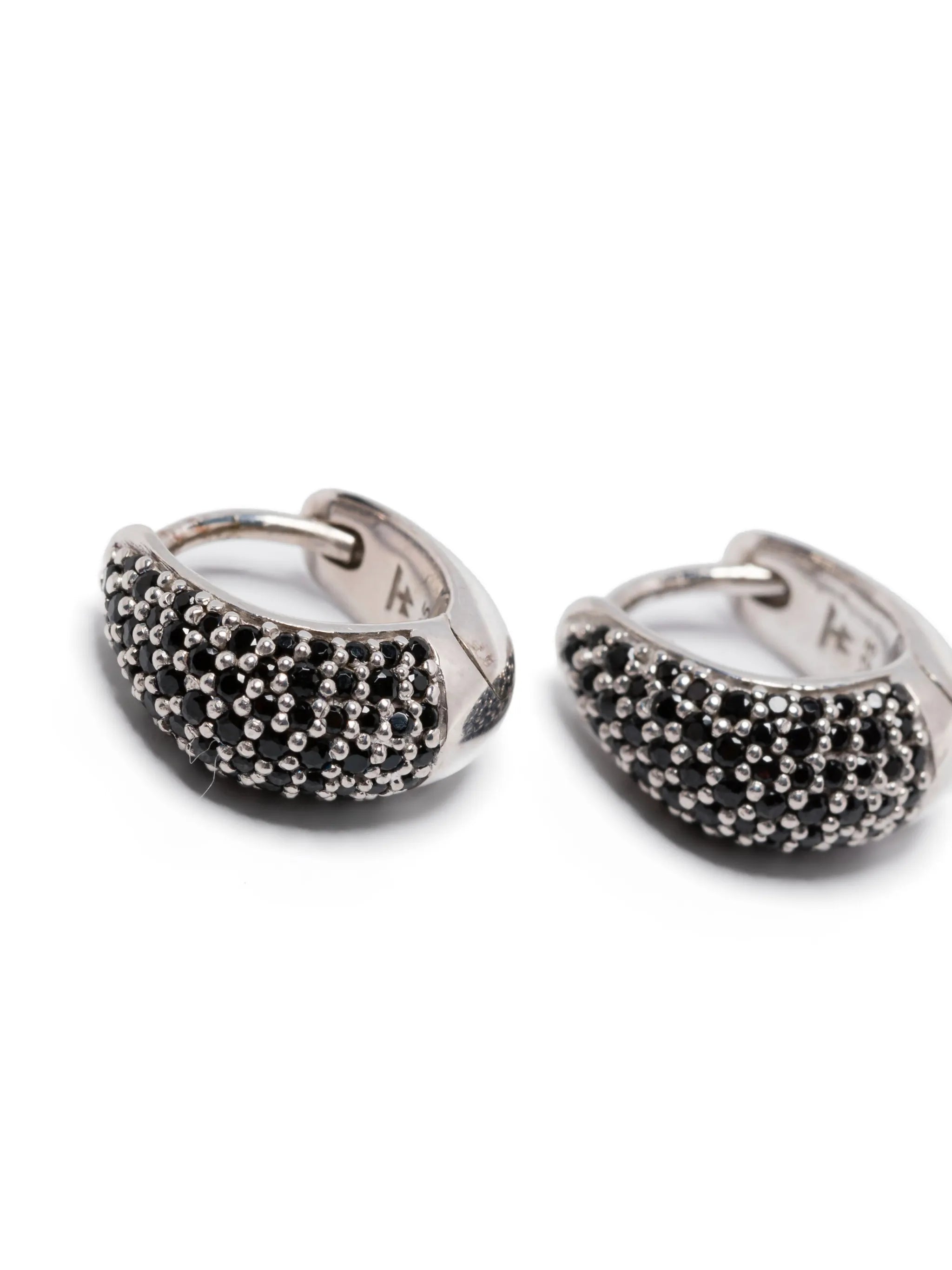 Ice Huggies Pave earrings