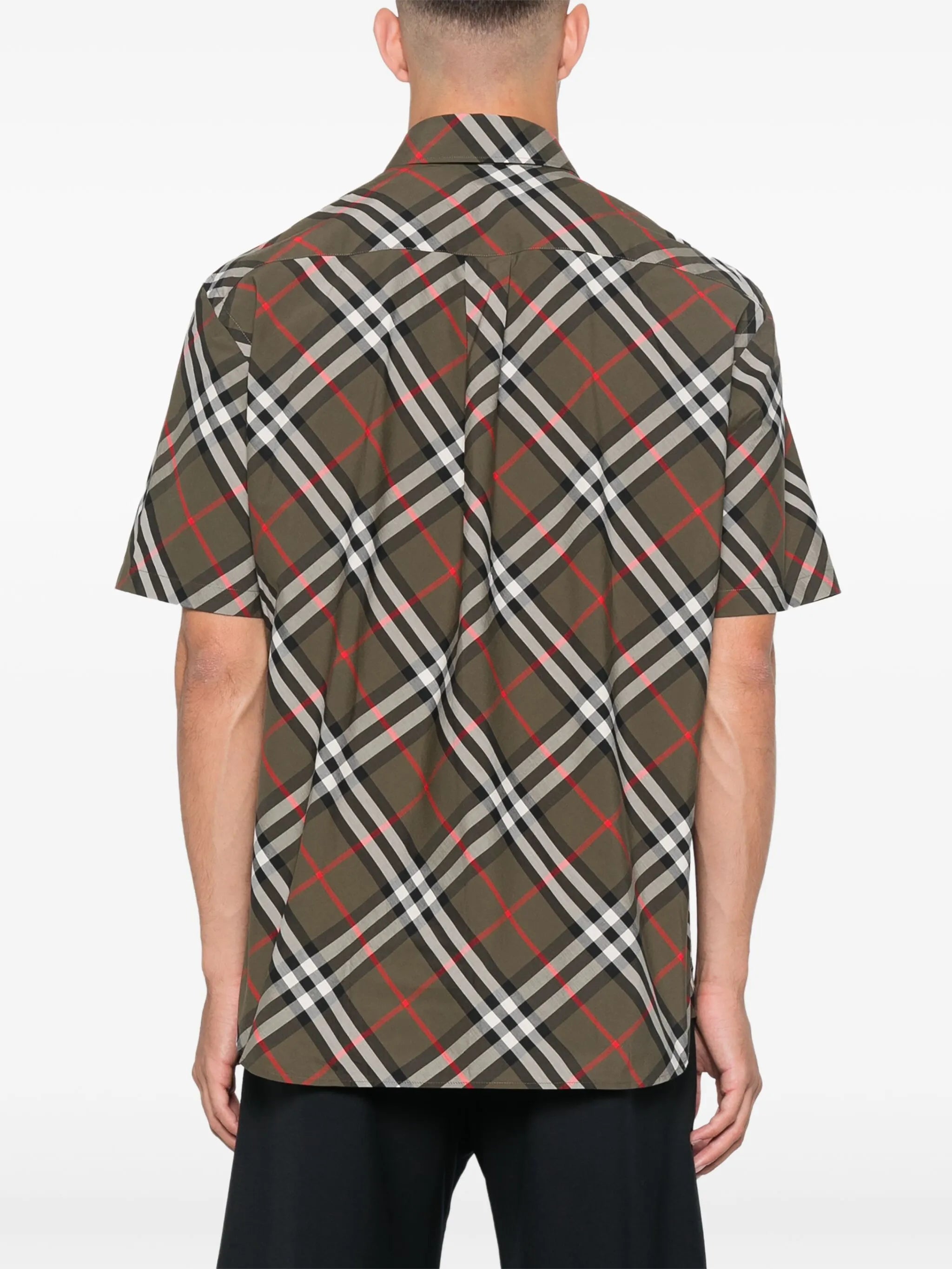 check-pattern shirt