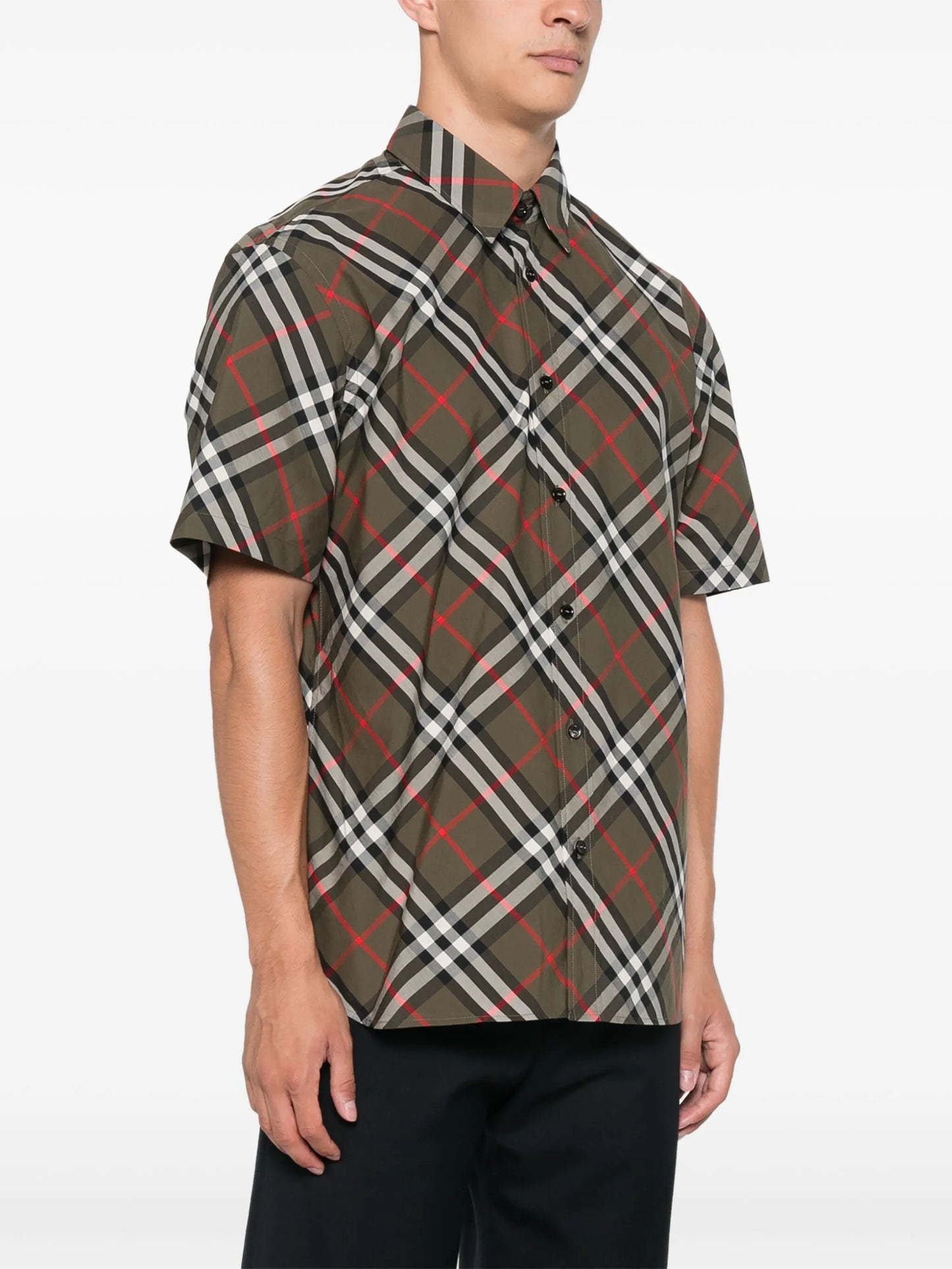 check-pattern shirt