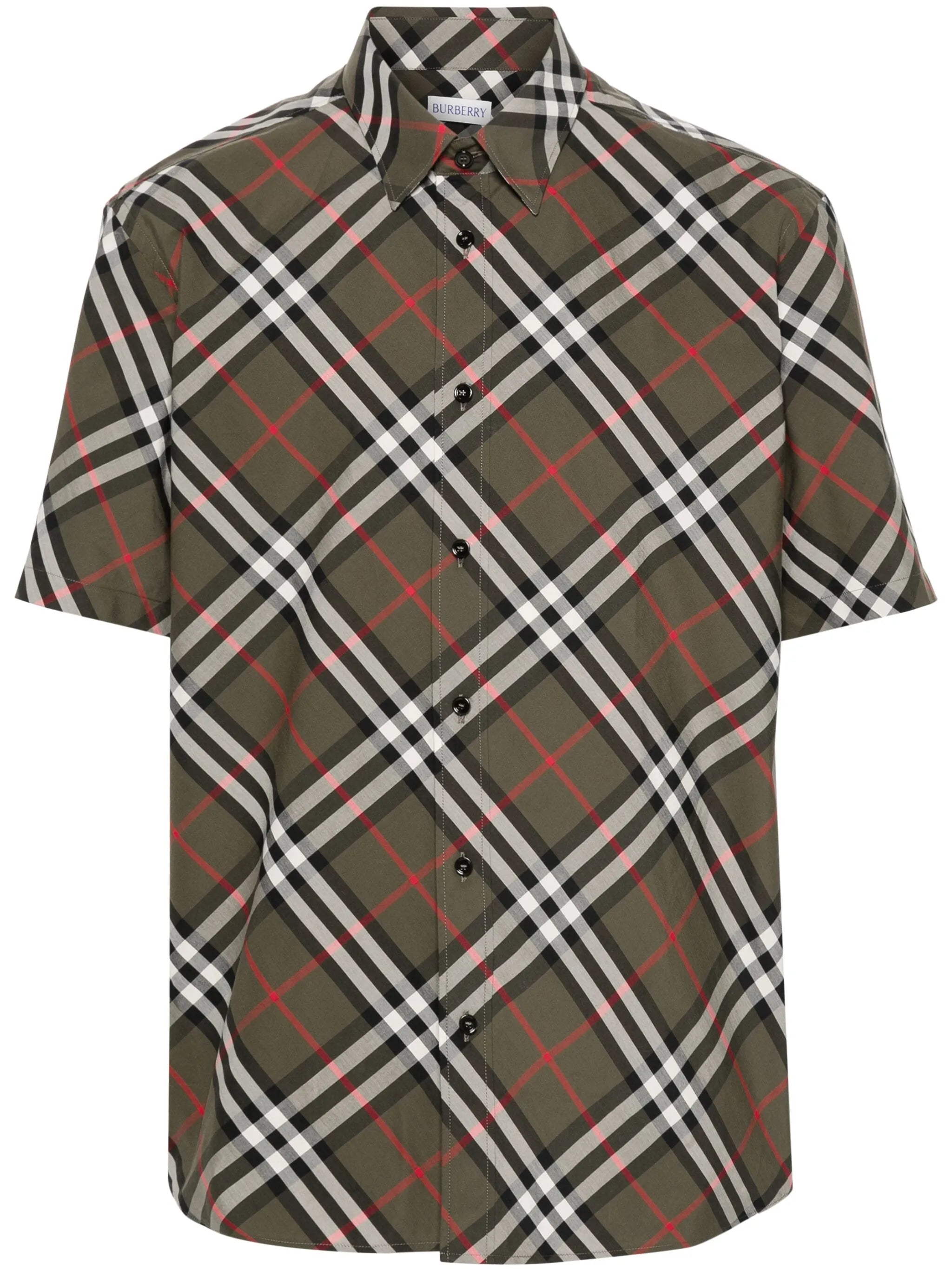 check-pattern shirt