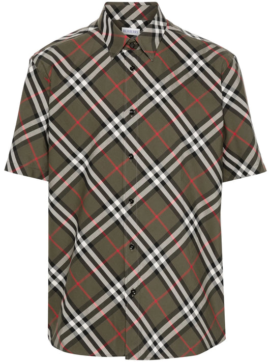 check-pattern shirt