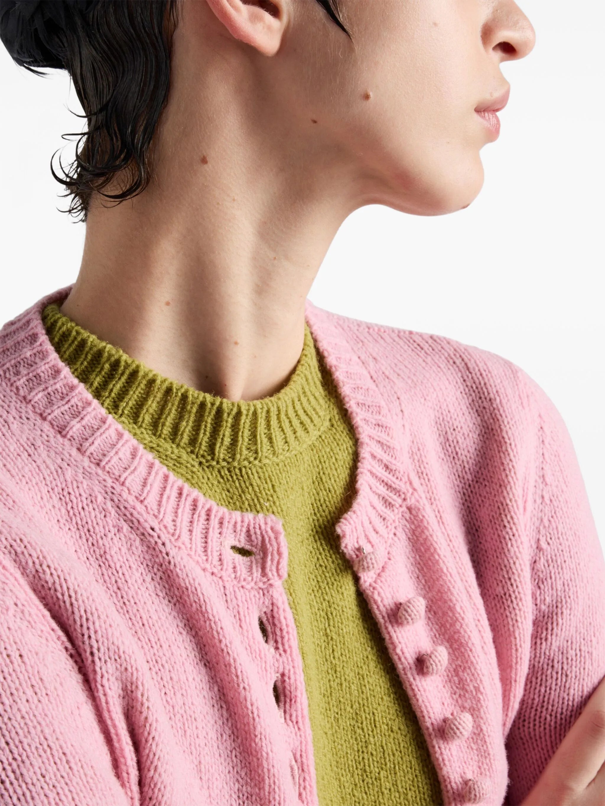 fine-knit sweater