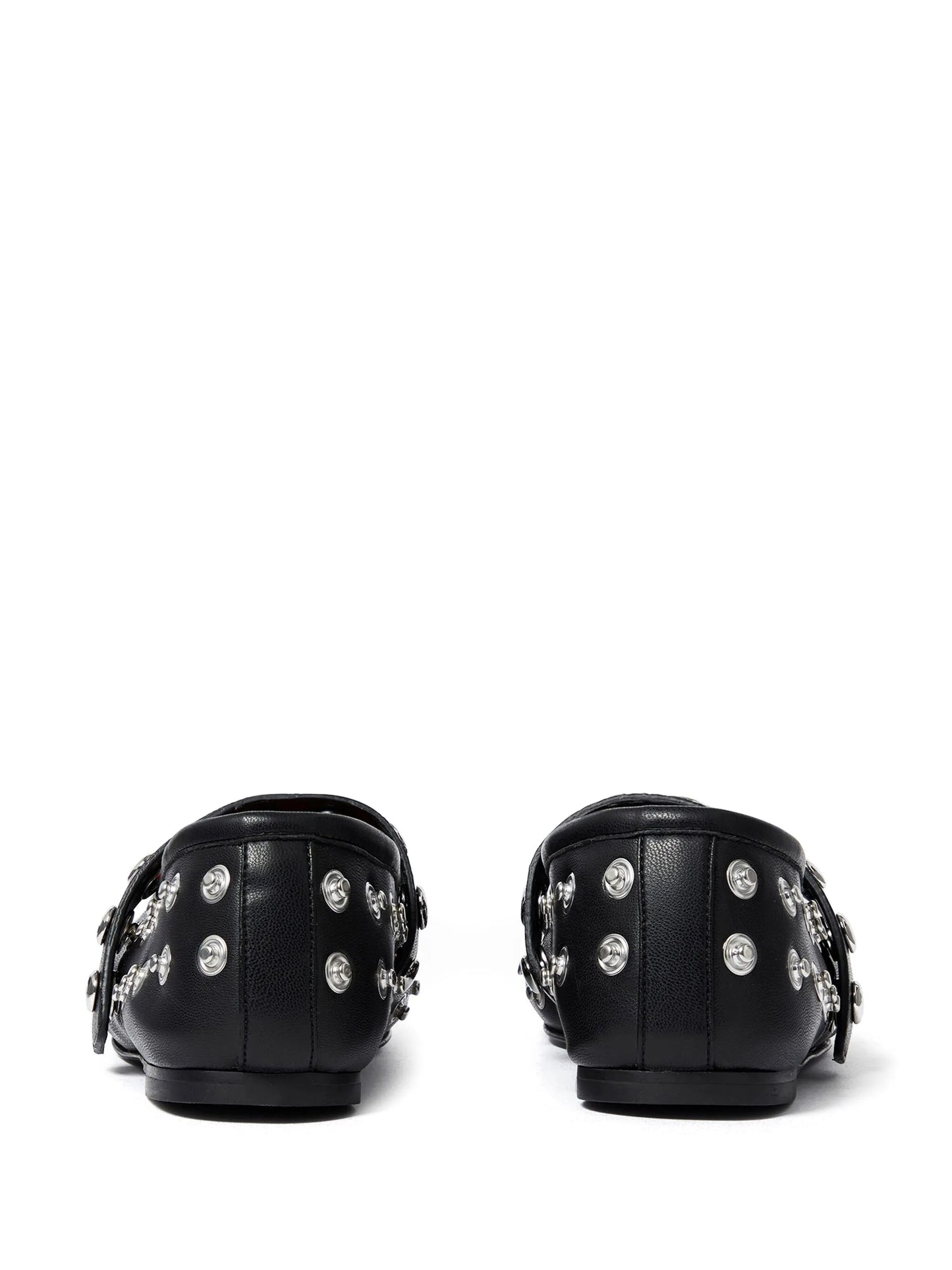 studded Mary Jane ballet flats