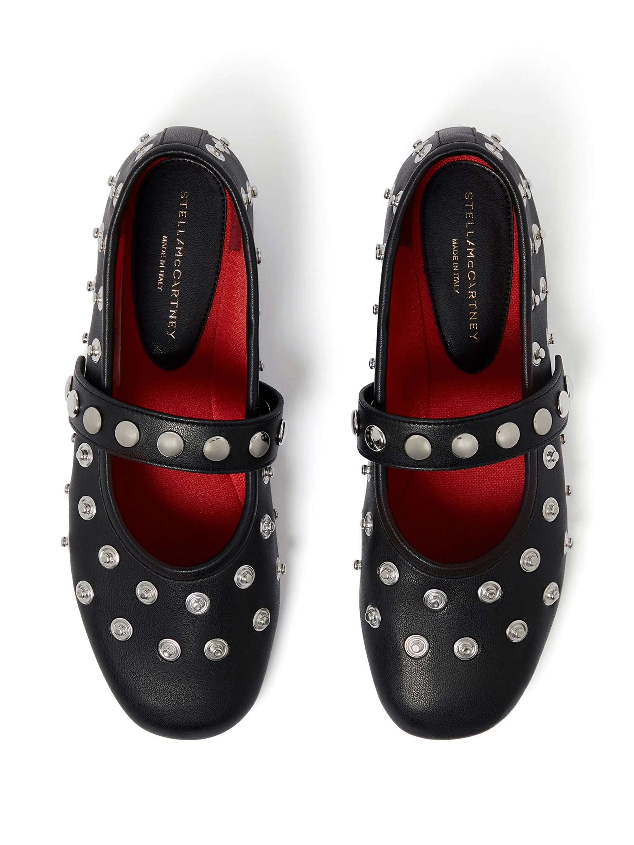 studded Mary Jane ballet flats