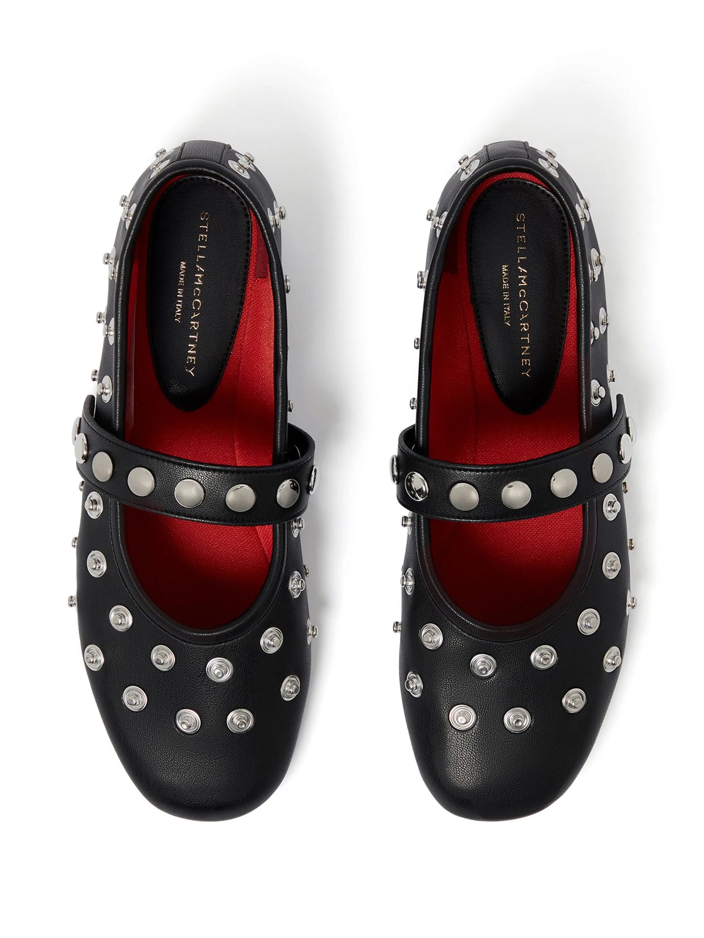 studded Mary Jane ballet flats