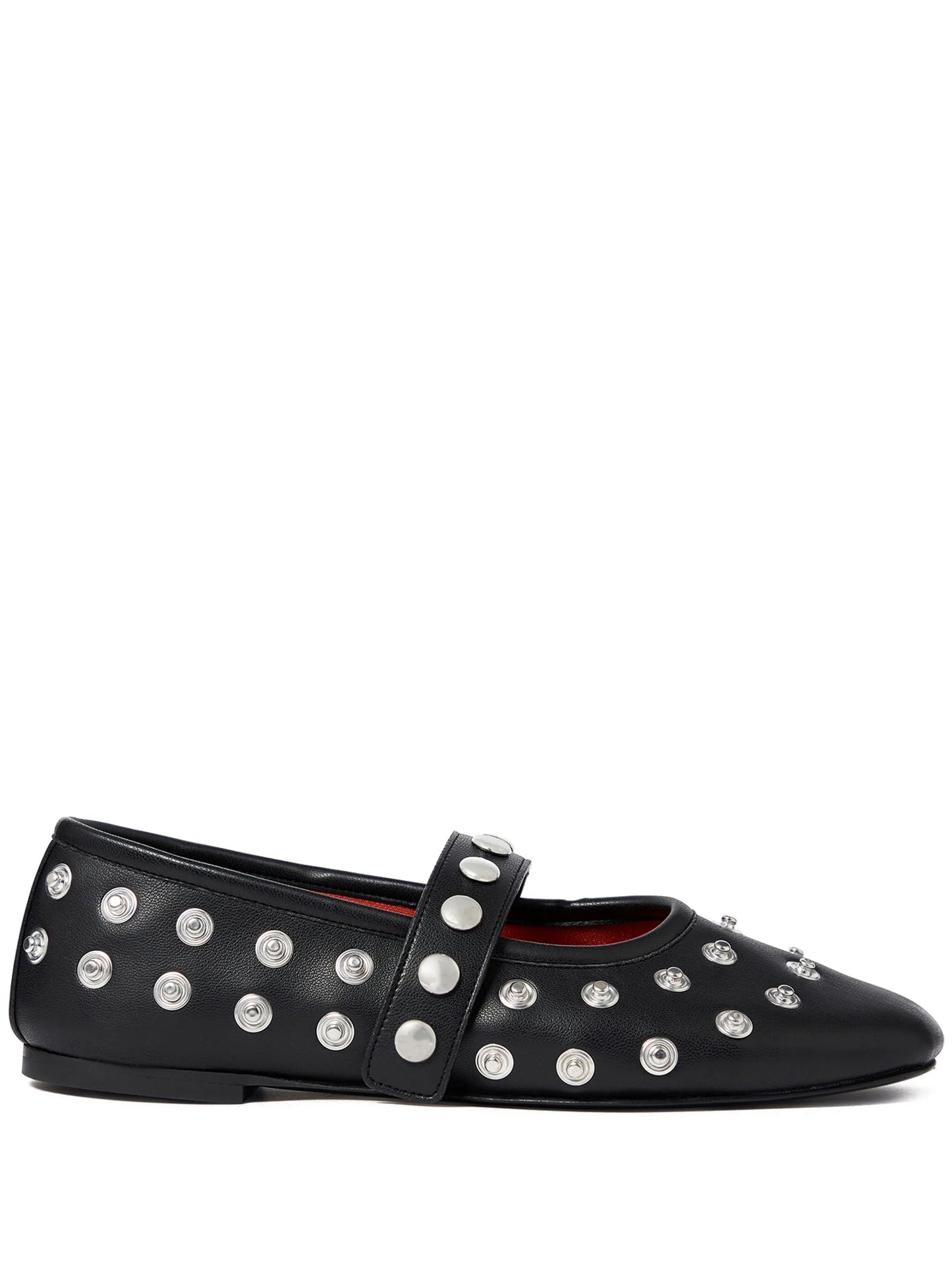 studded Mary Jane ballet flats