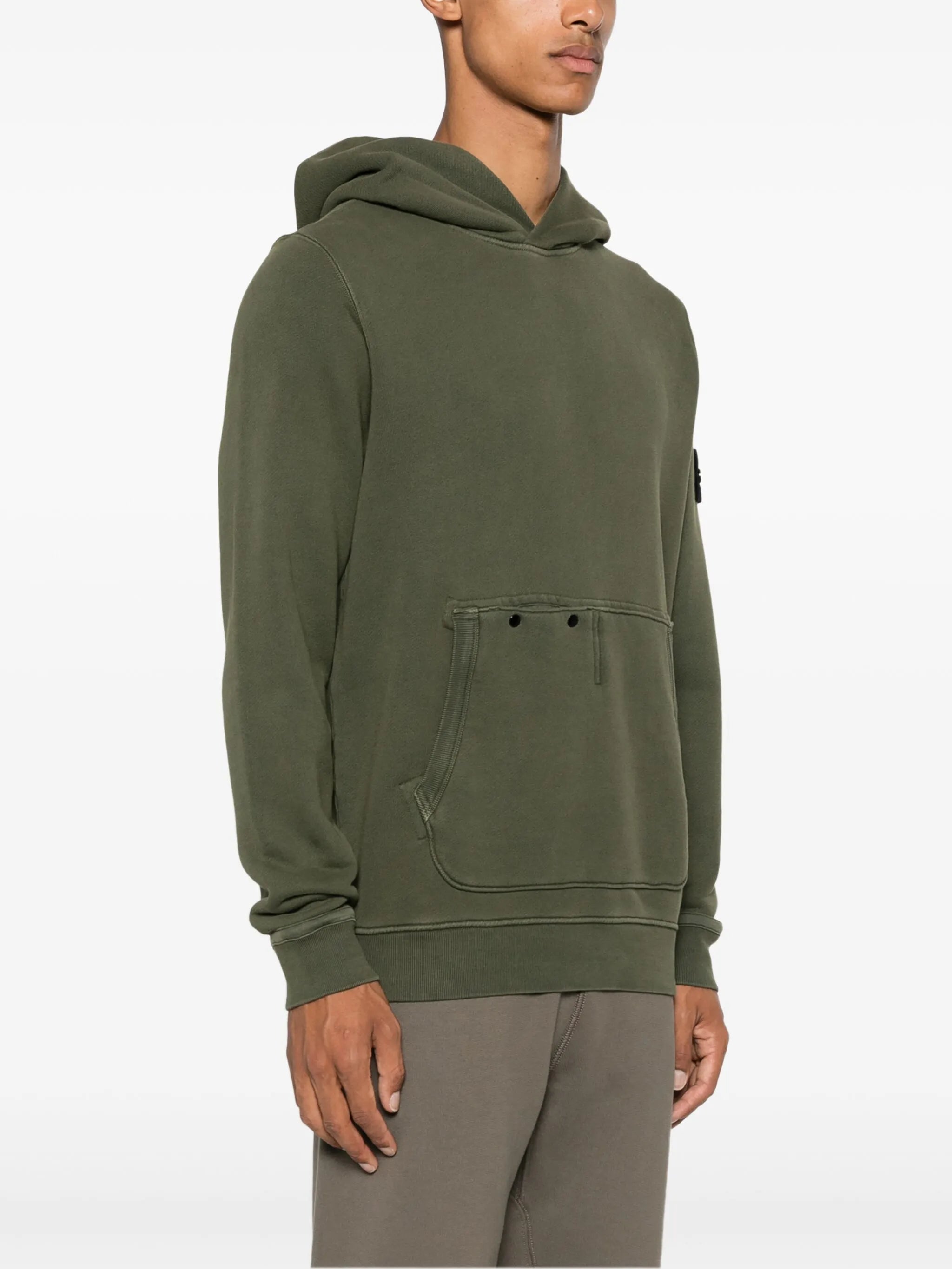 Compass-badge hoodie