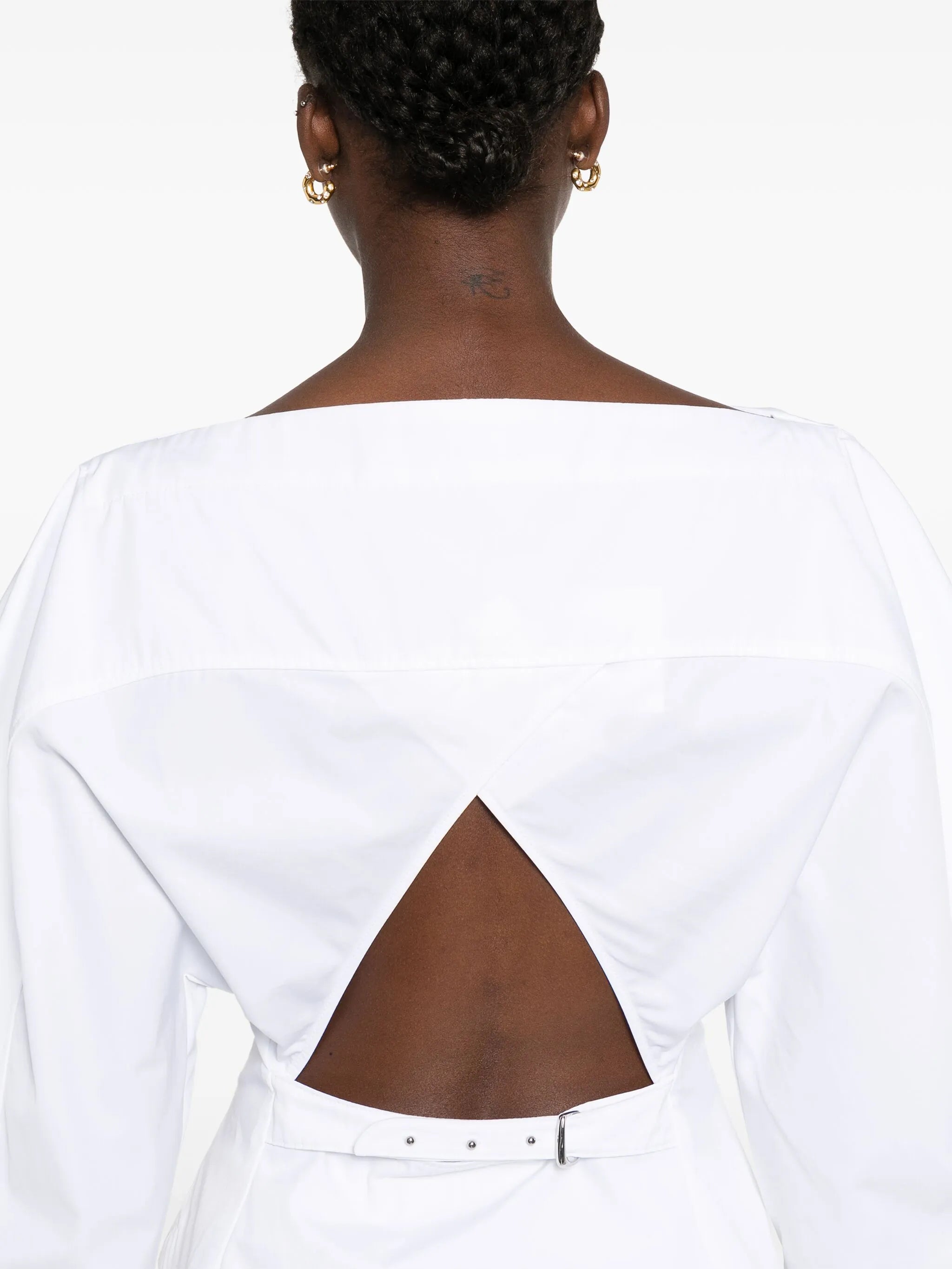 The Barco open-back shirt