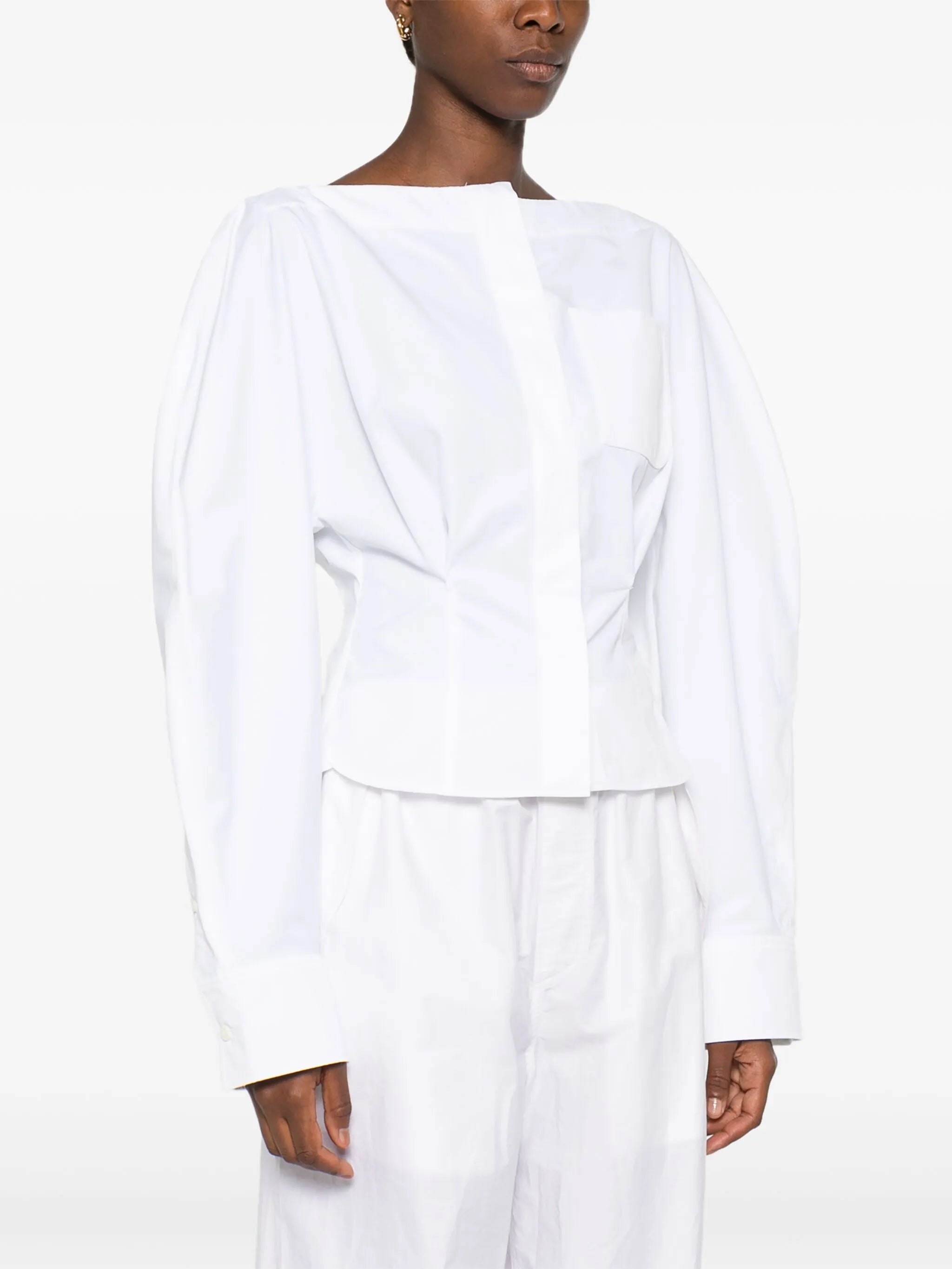 The Barco open-back shirt