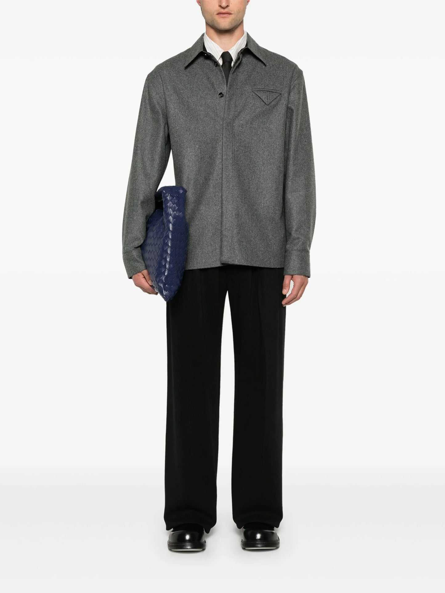 light-wool flannel shirt