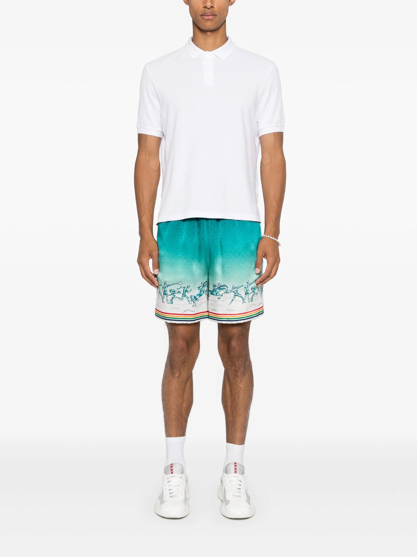 La Déesse du Stade silk shorts