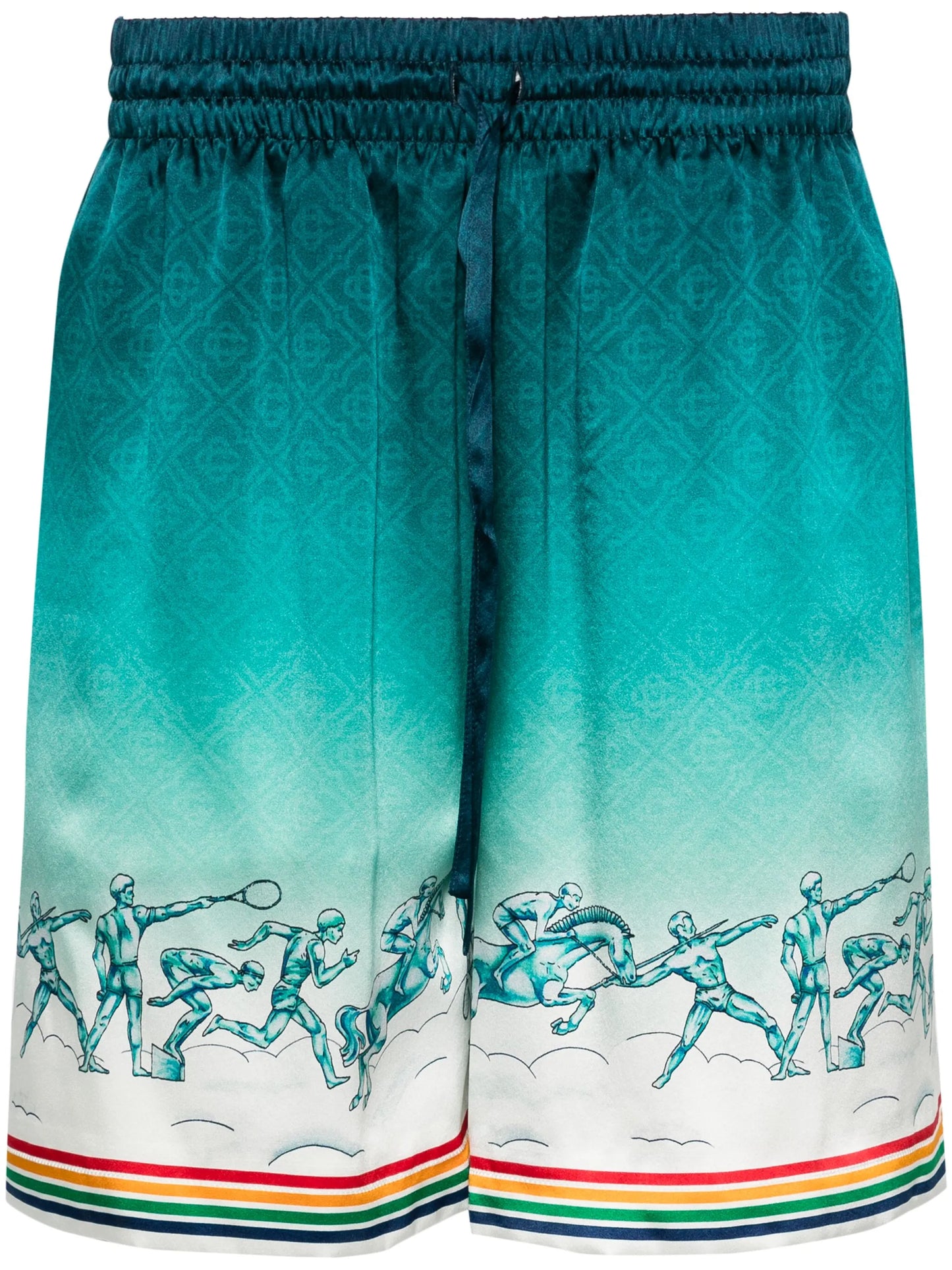 La Déesse du Stade silk shorts