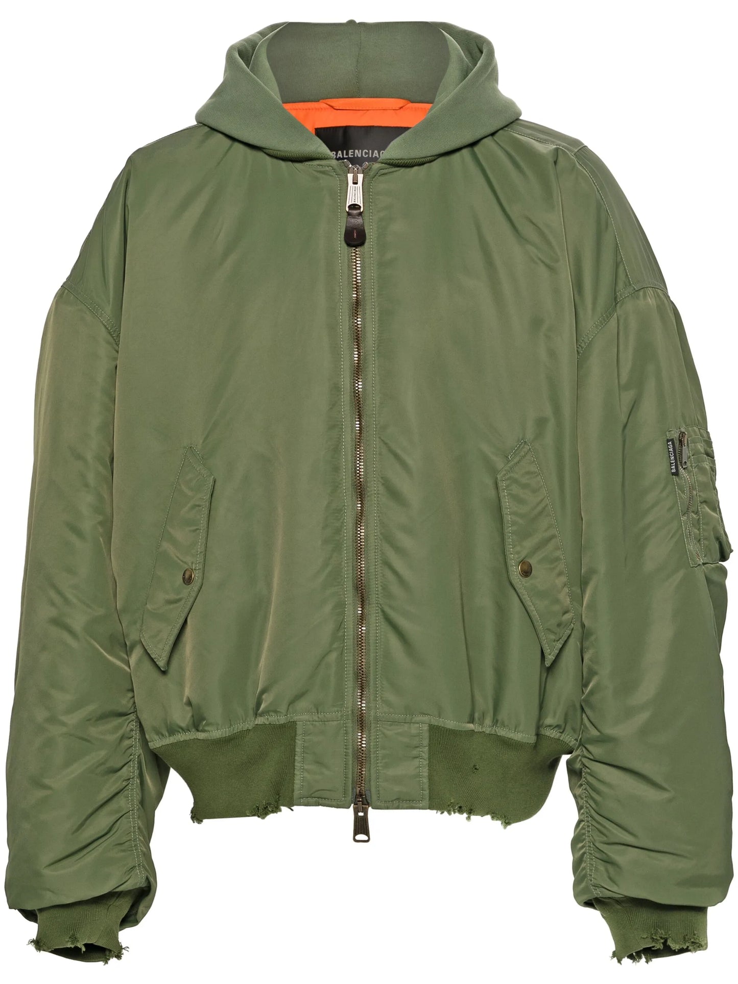 distressed bomber jacket