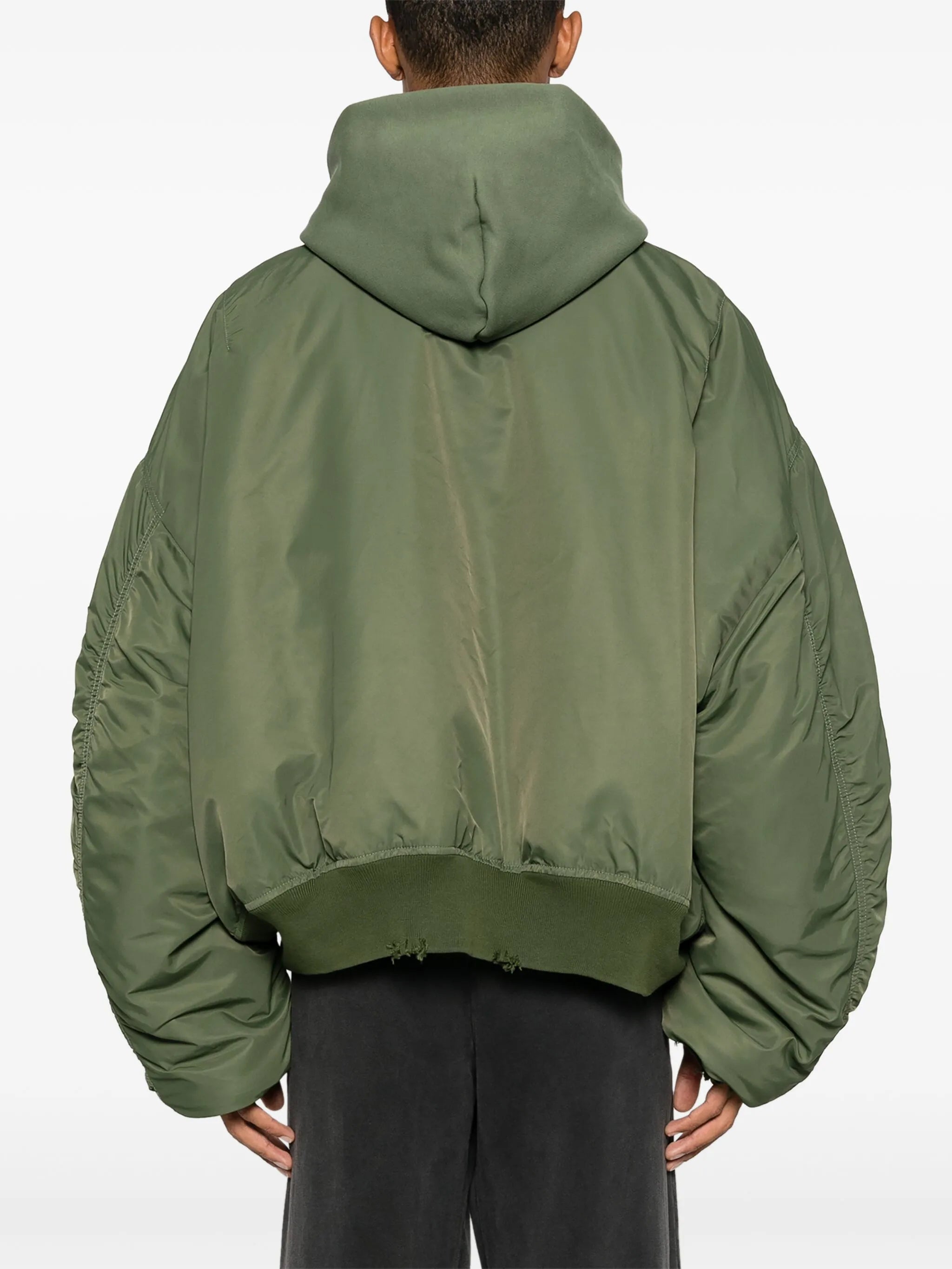 distressed bomber jacket