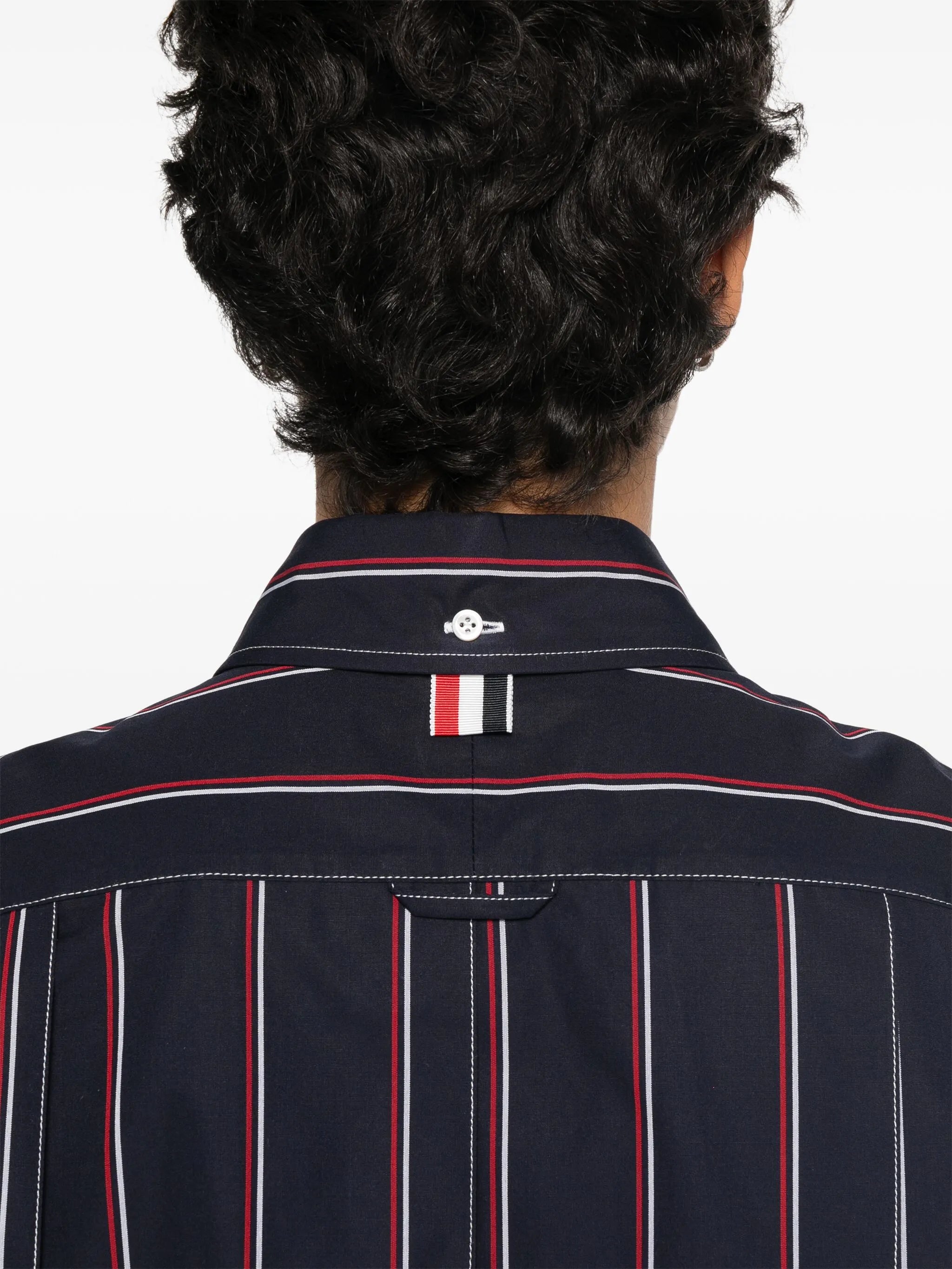 RWB-stripe shirt dress