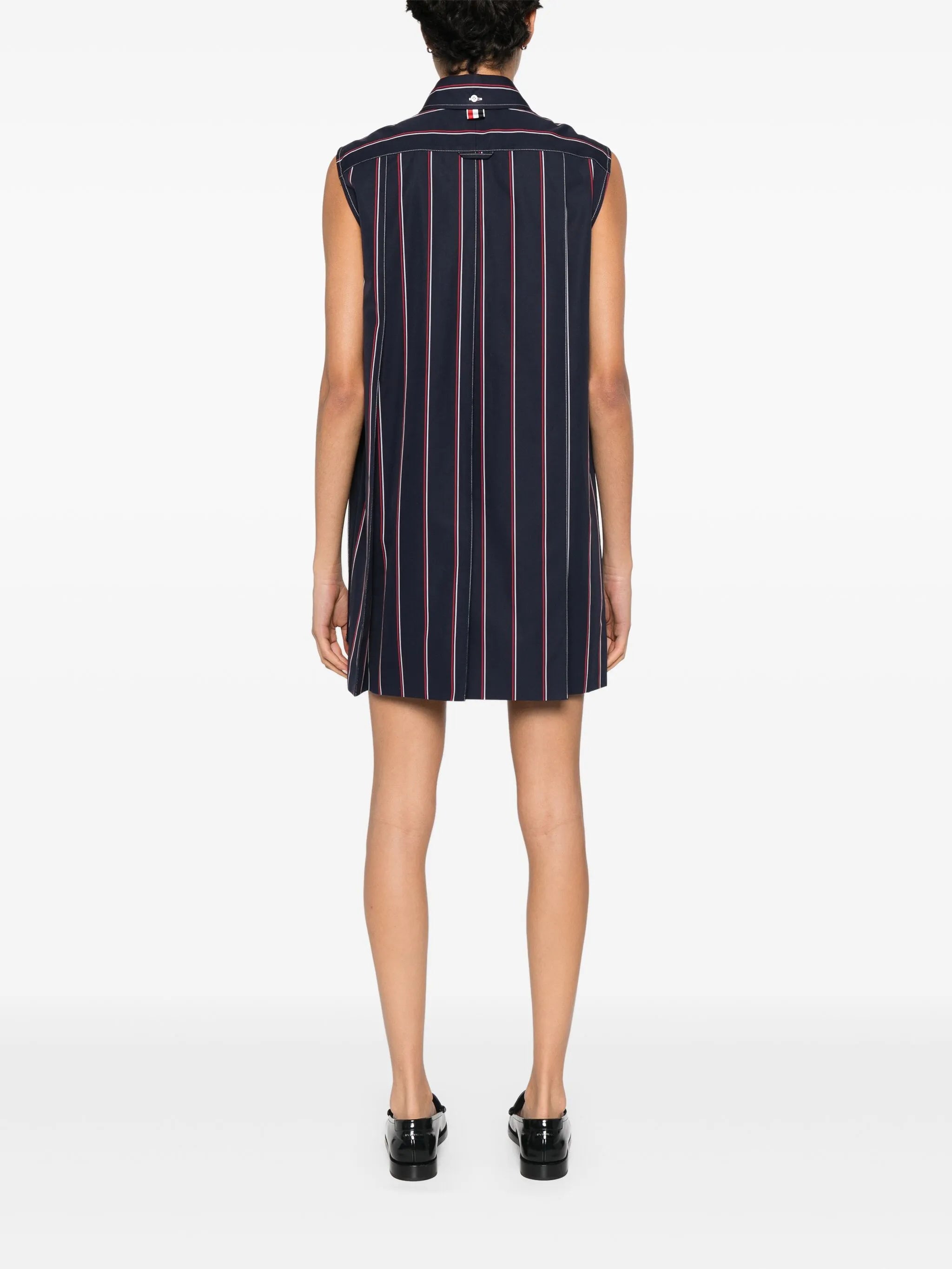 RWB-stripe shirt dress