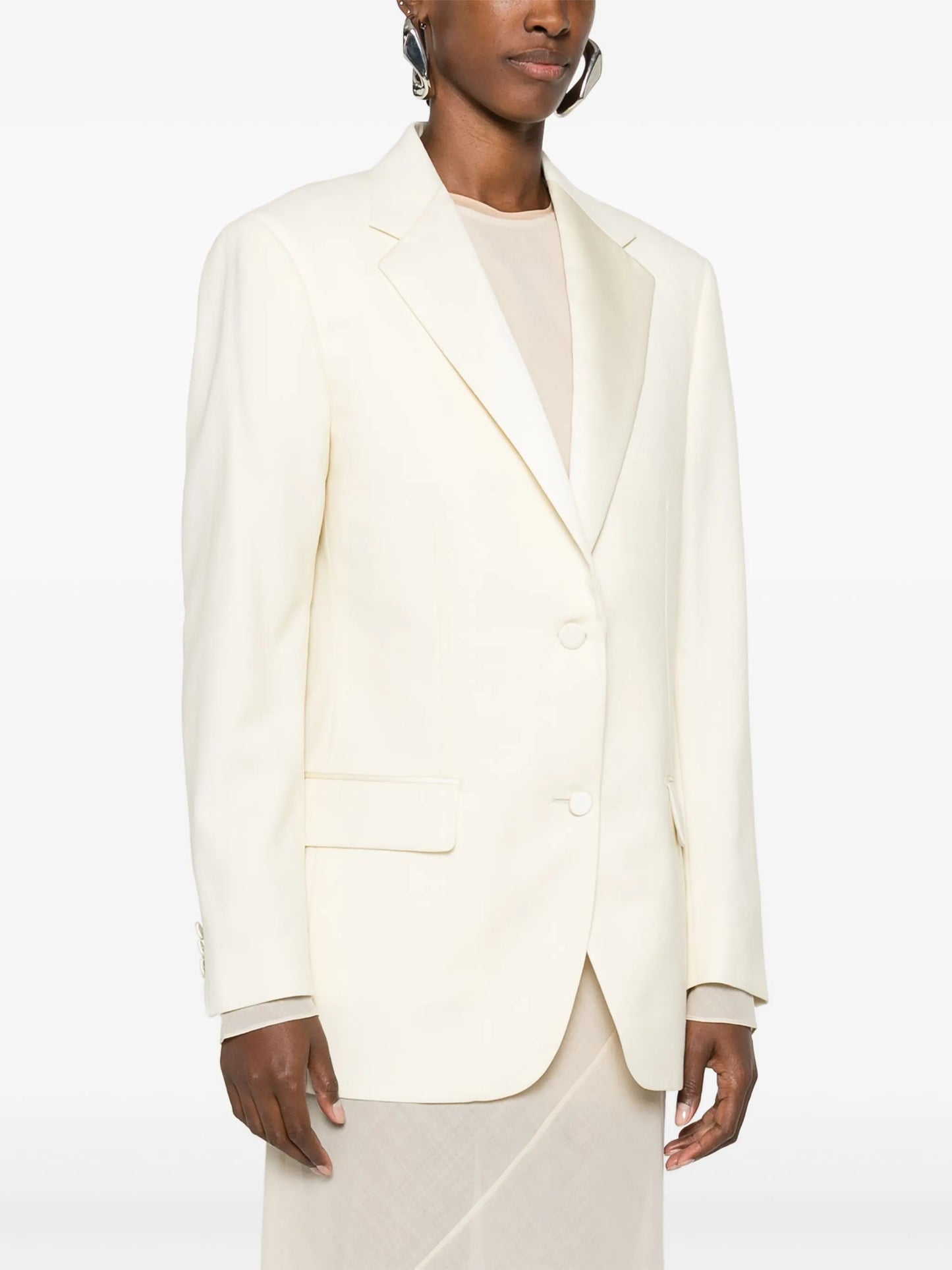 Bianca tuxedo jacket