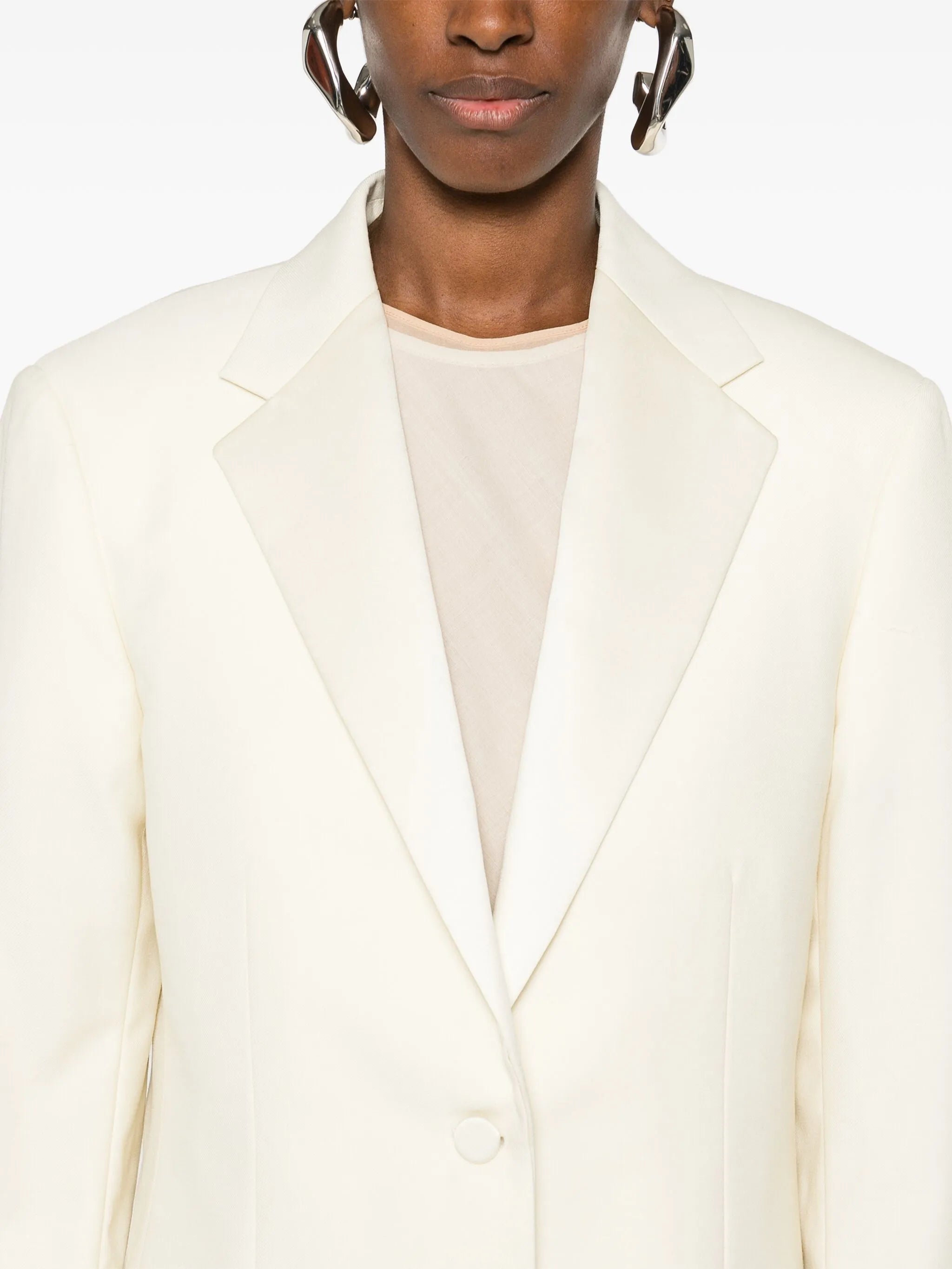 Bianca tuxedo jacket