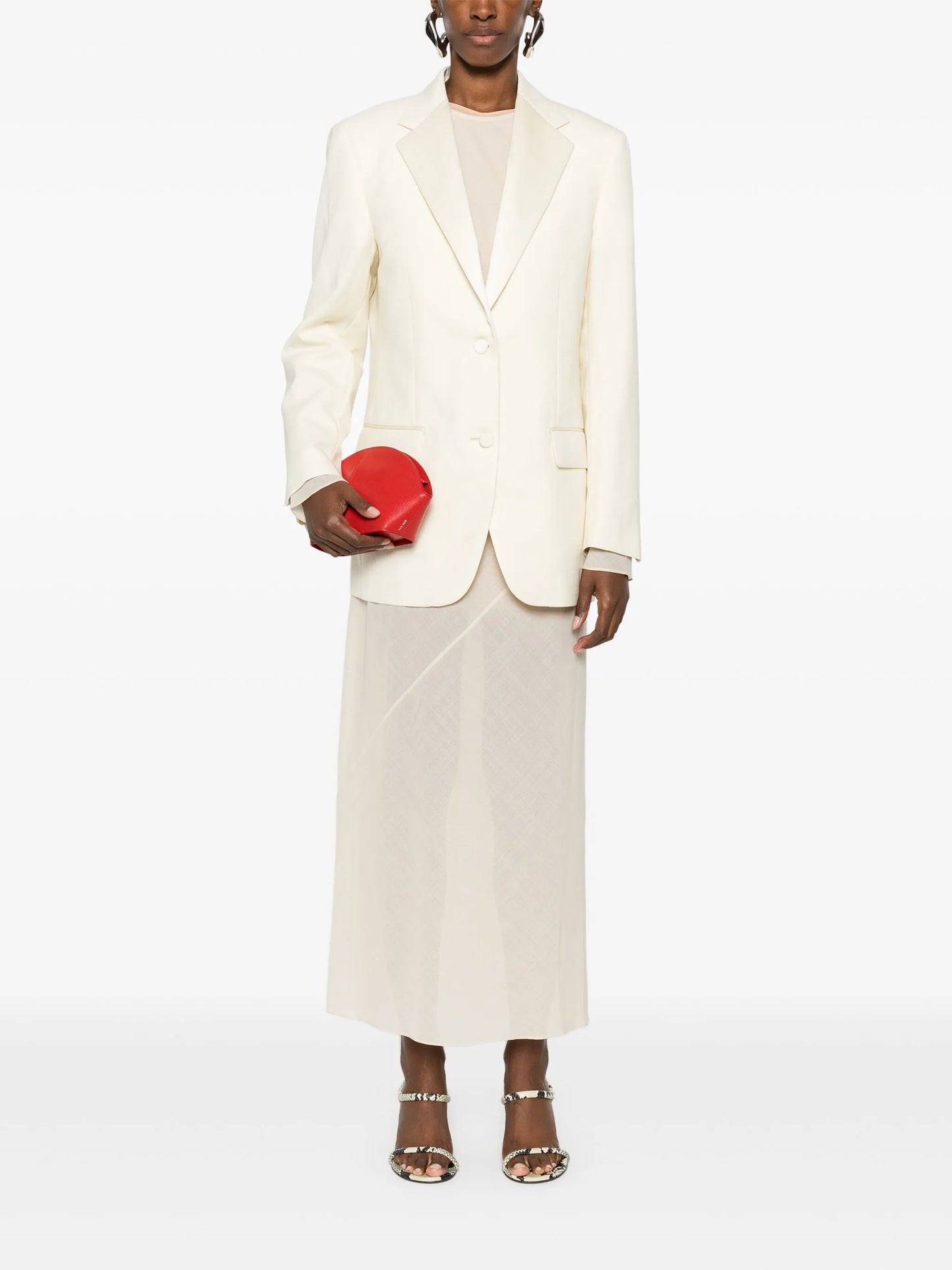 Bianca tuxedo jacket