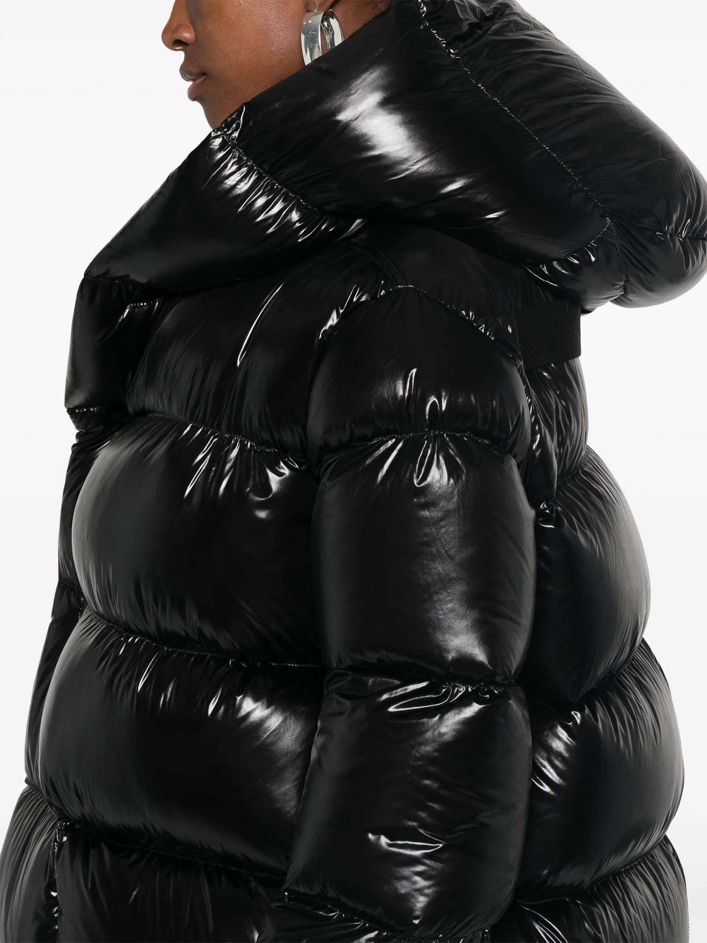 hooded puffer jacket