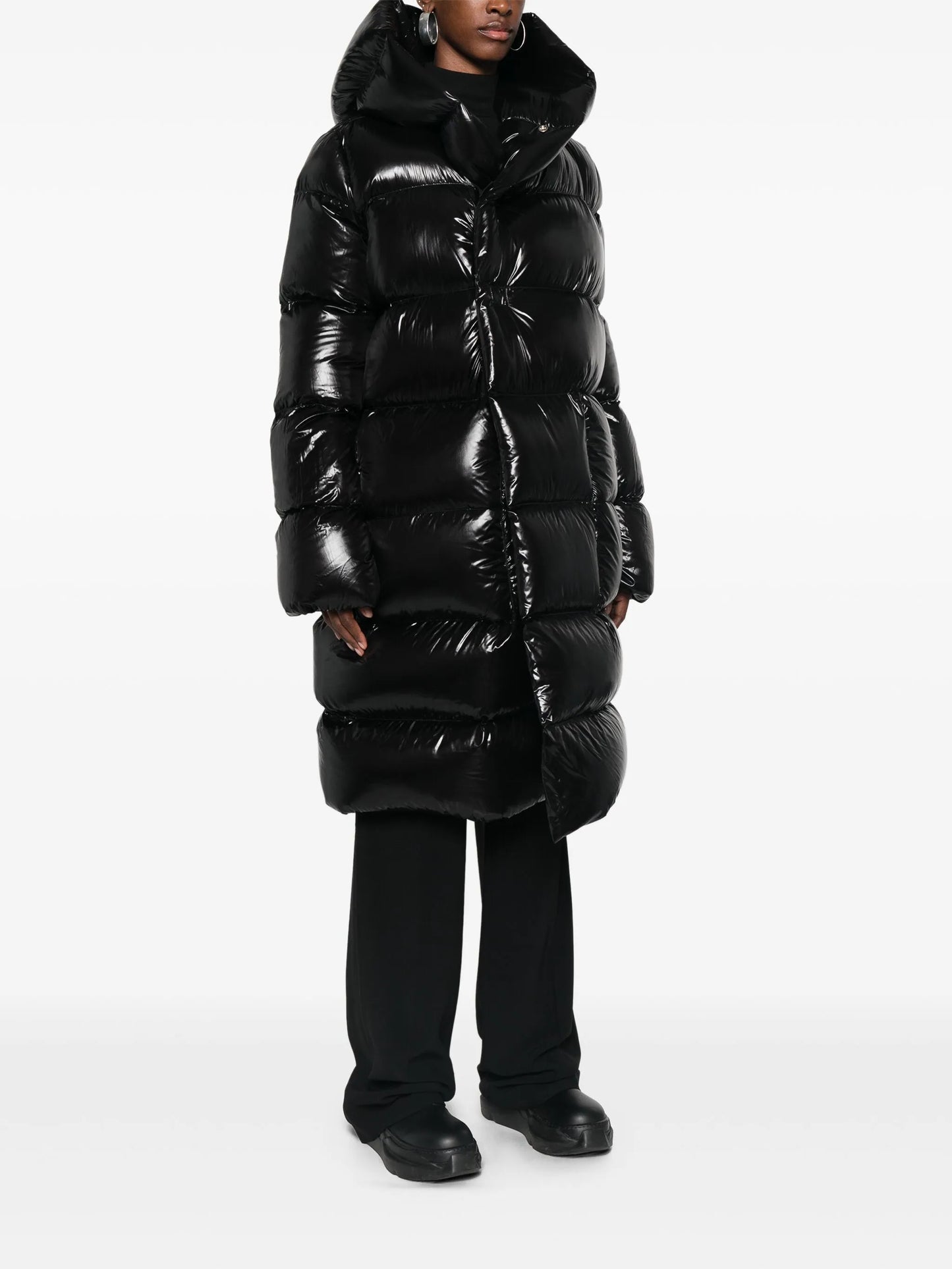 hooded puffer jacket