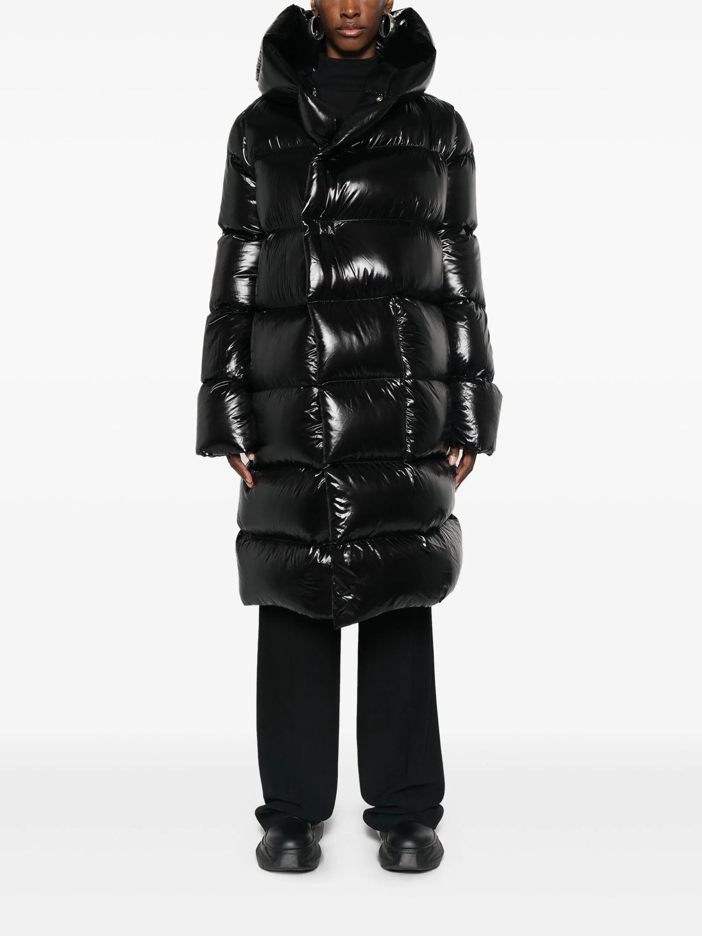 hooded puffer jacket
