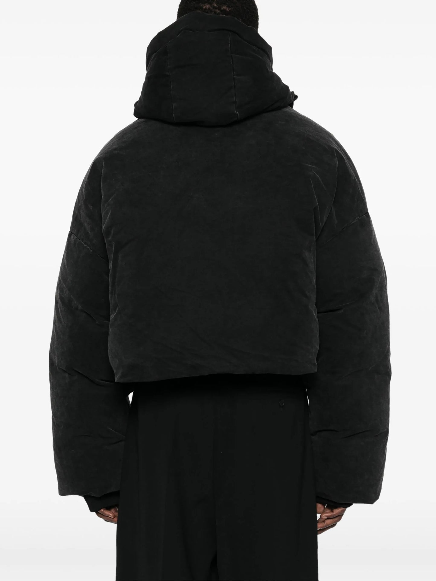 hooded puffer jacket
