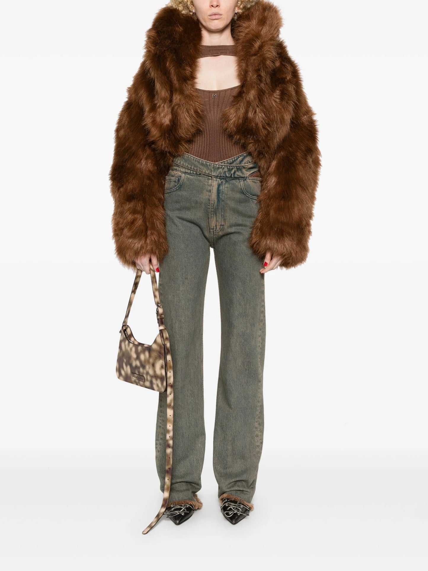 Vicinity faux-fur jacket