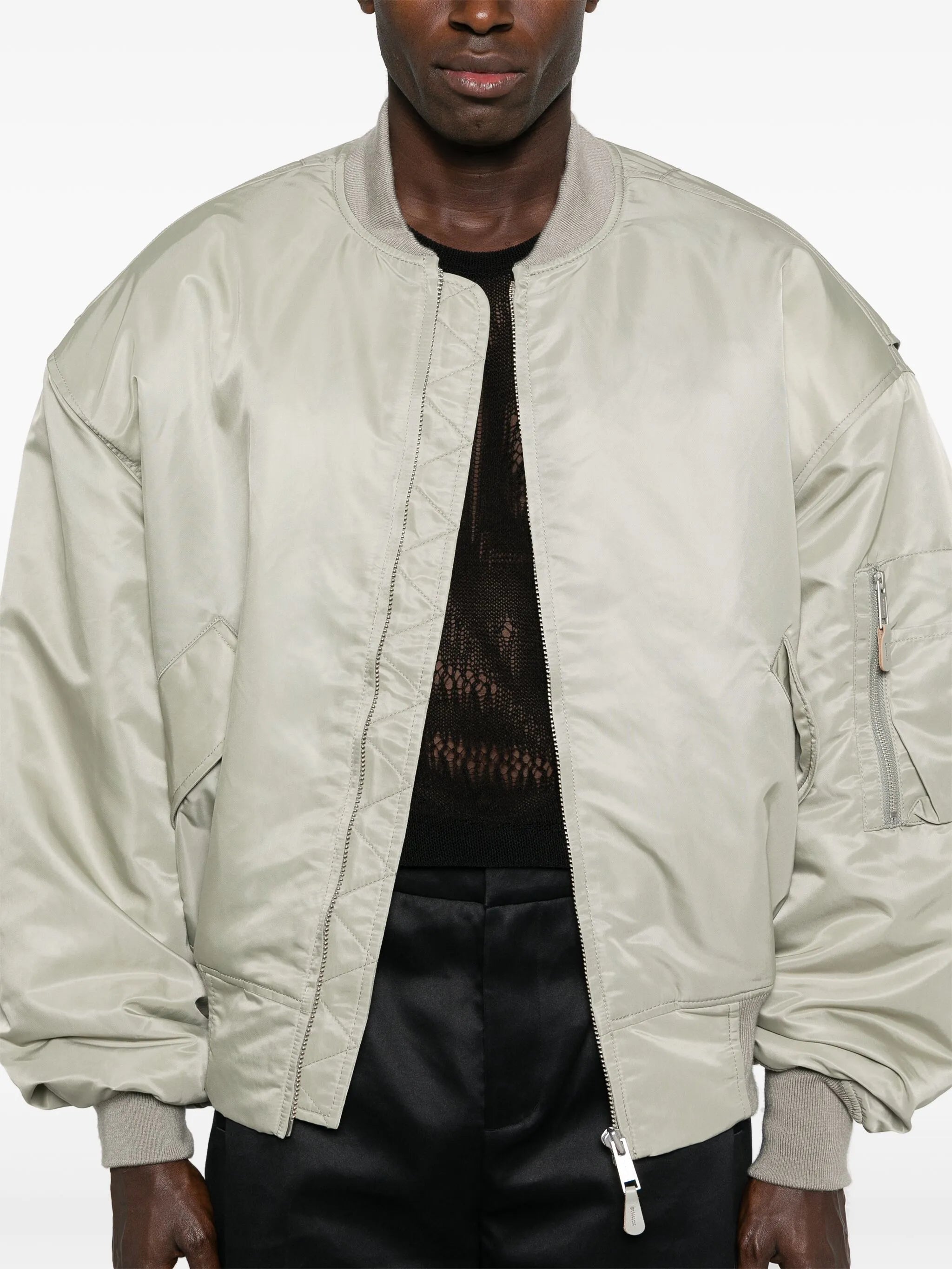 Broad bomber jacket